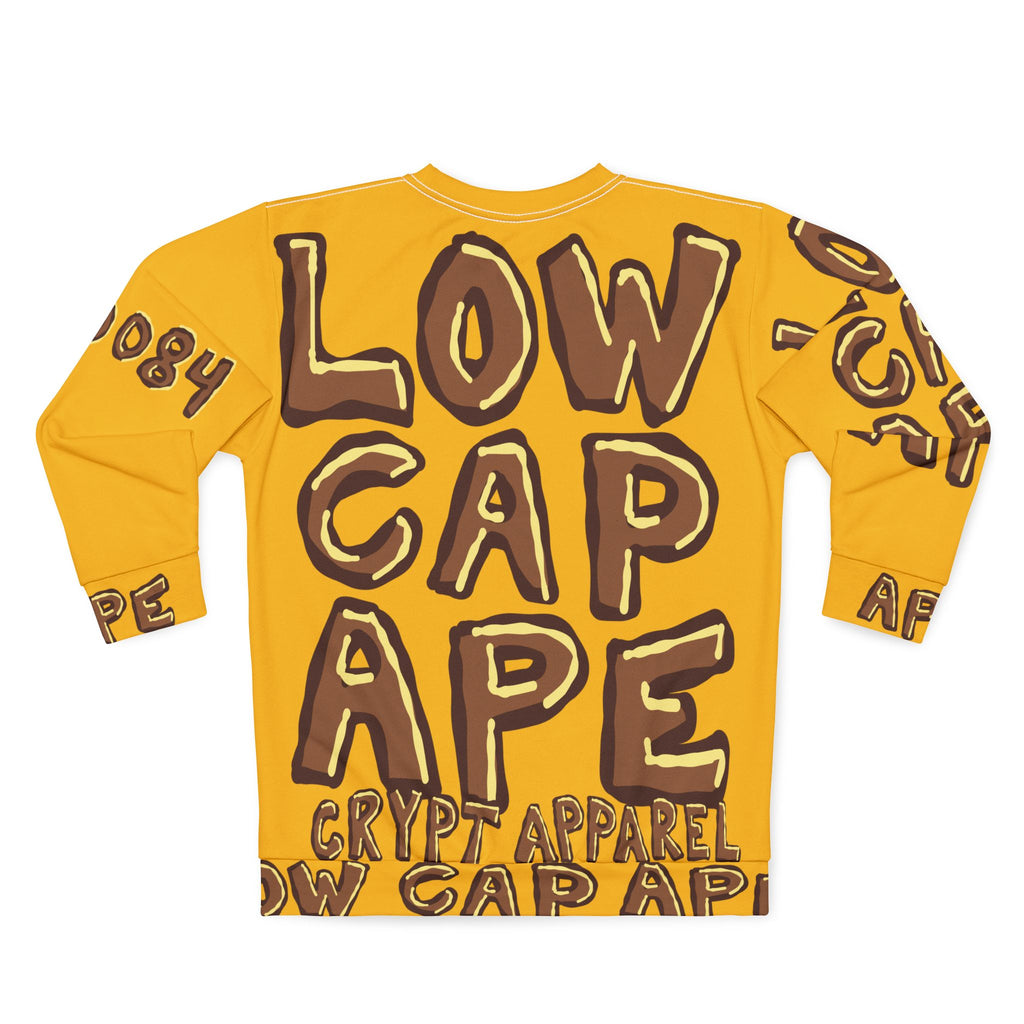 Low Cap Ape Graphic Sweatshirt — Crypt Apparel | Crypto Streetwear