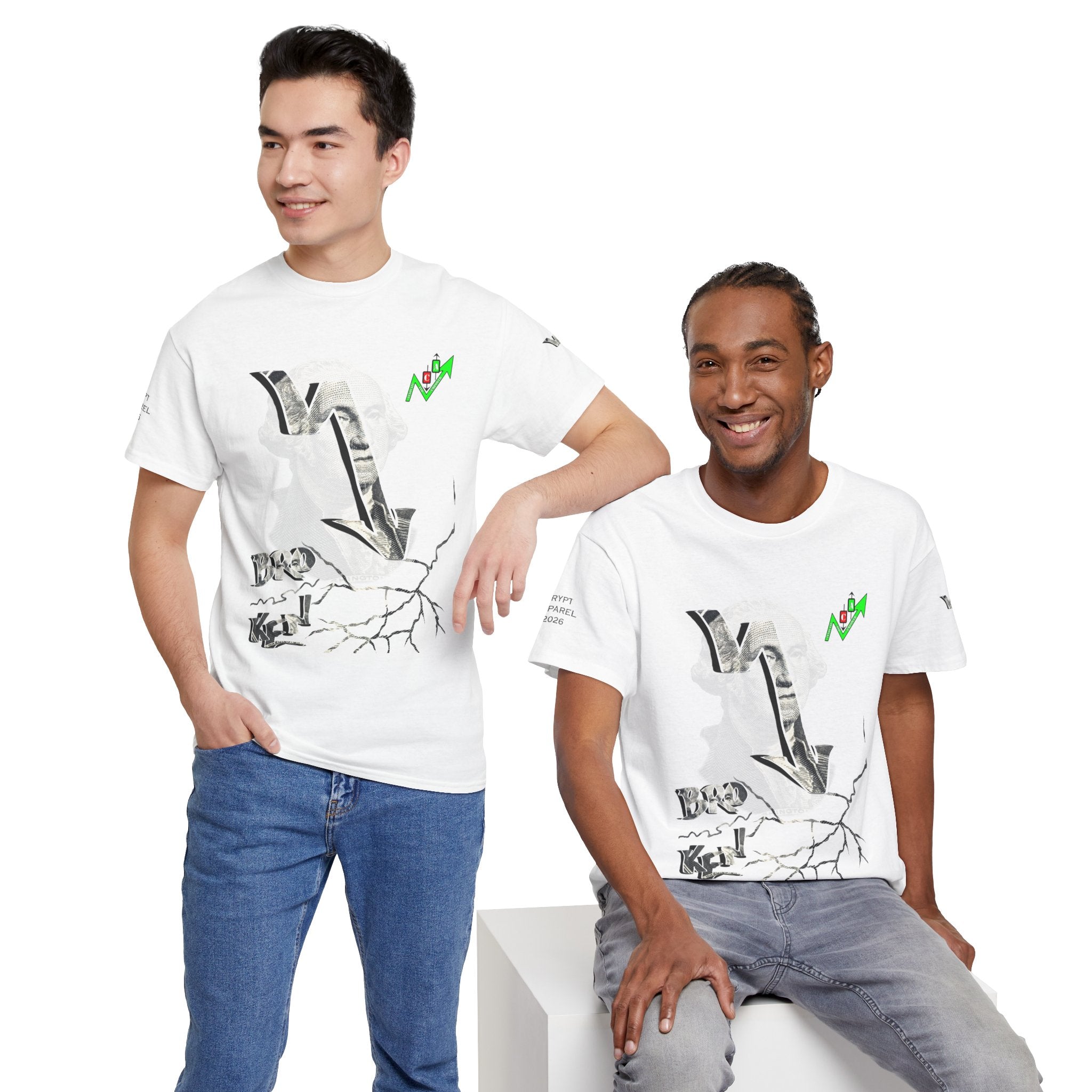 Brokenomics Crypto Graphic Tee — Straight to Zero trading tee "Crypt Apparel"