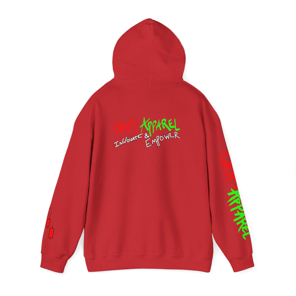 Crypto Degen Hoodie — Crypt Apparel Graphic Pullover