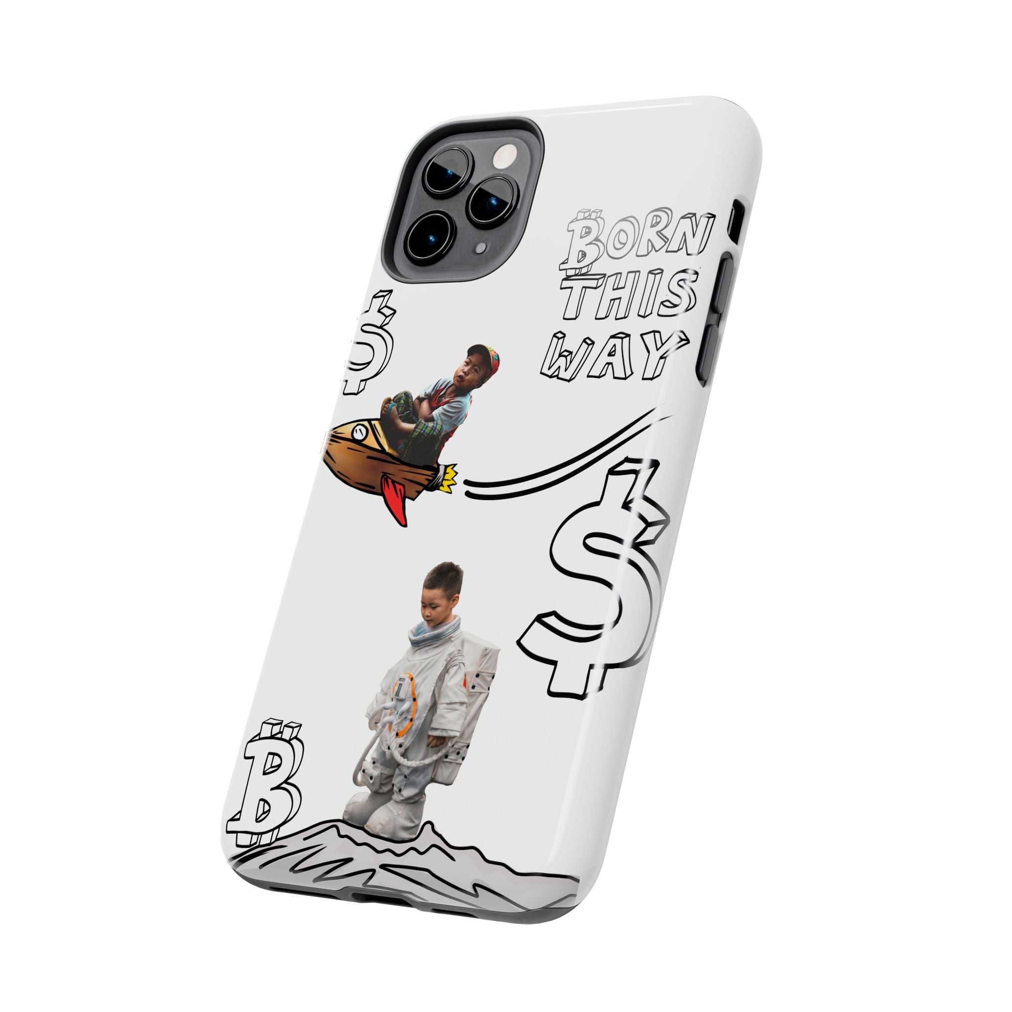 Born This Way Phone Case — "Crypt Apparel" Crypto Protective Case