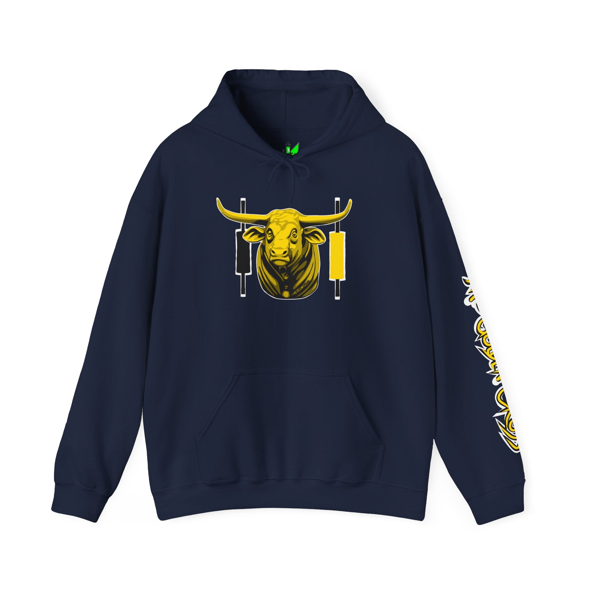 Golden Cross Bull Market Hoodie — Crypto Apparel 'The Golden Cross' Streetwear Hoodie