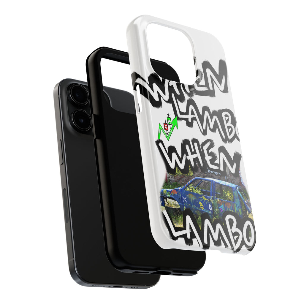 When Lambo Art Phone Case — Crypto Meme Tough Phone Case