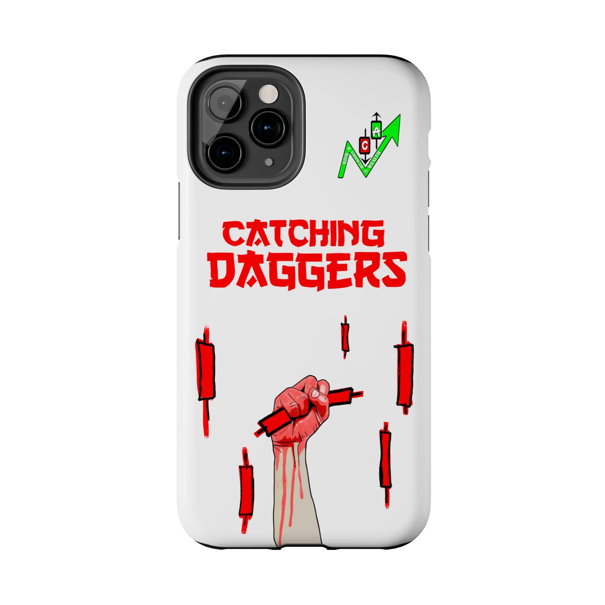 Catching Daggers Tough Phone Case — Crypt Apparel Graphic Protective Cover