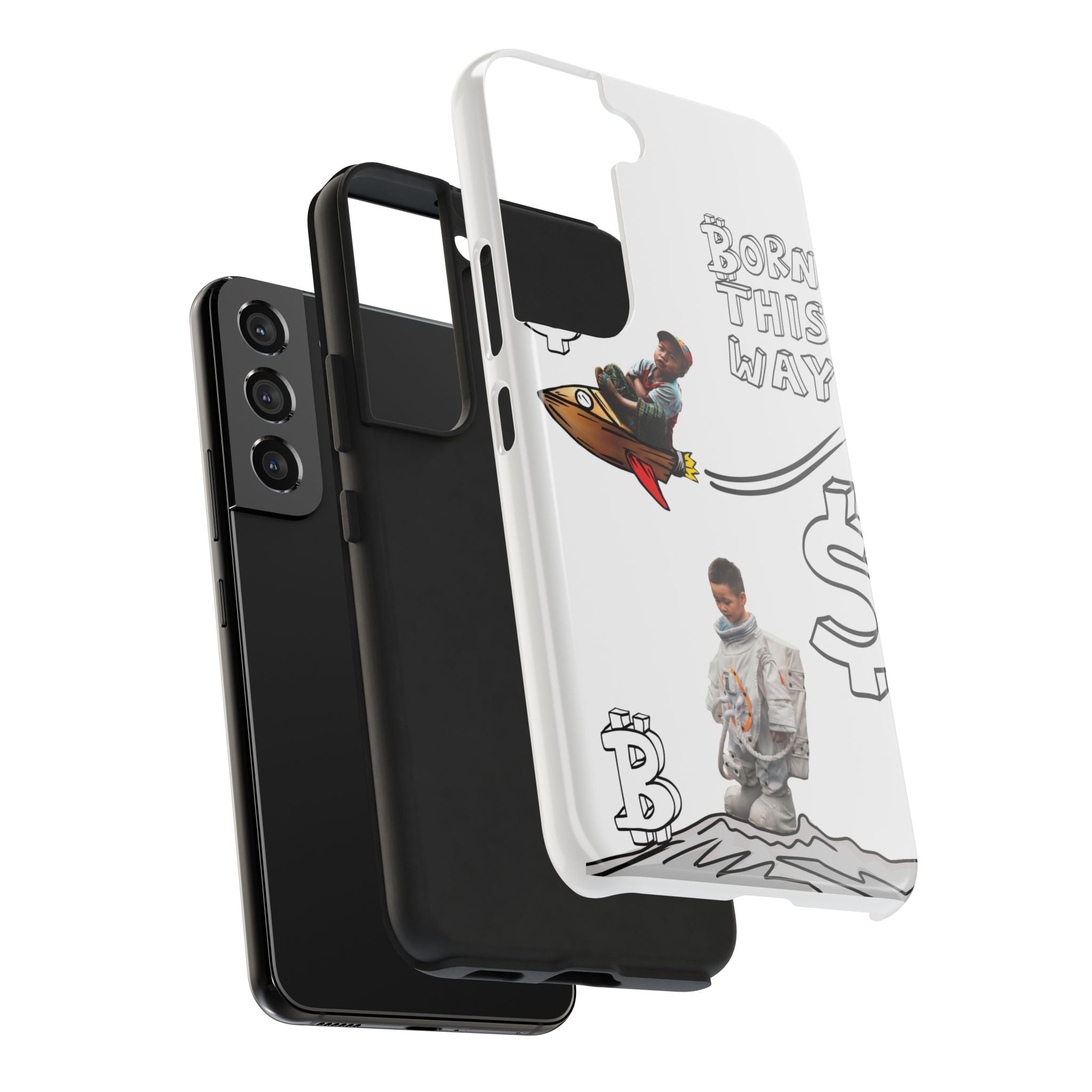 Born This Way Phone Case — "Crypt Apparel" Crypto Protective Case