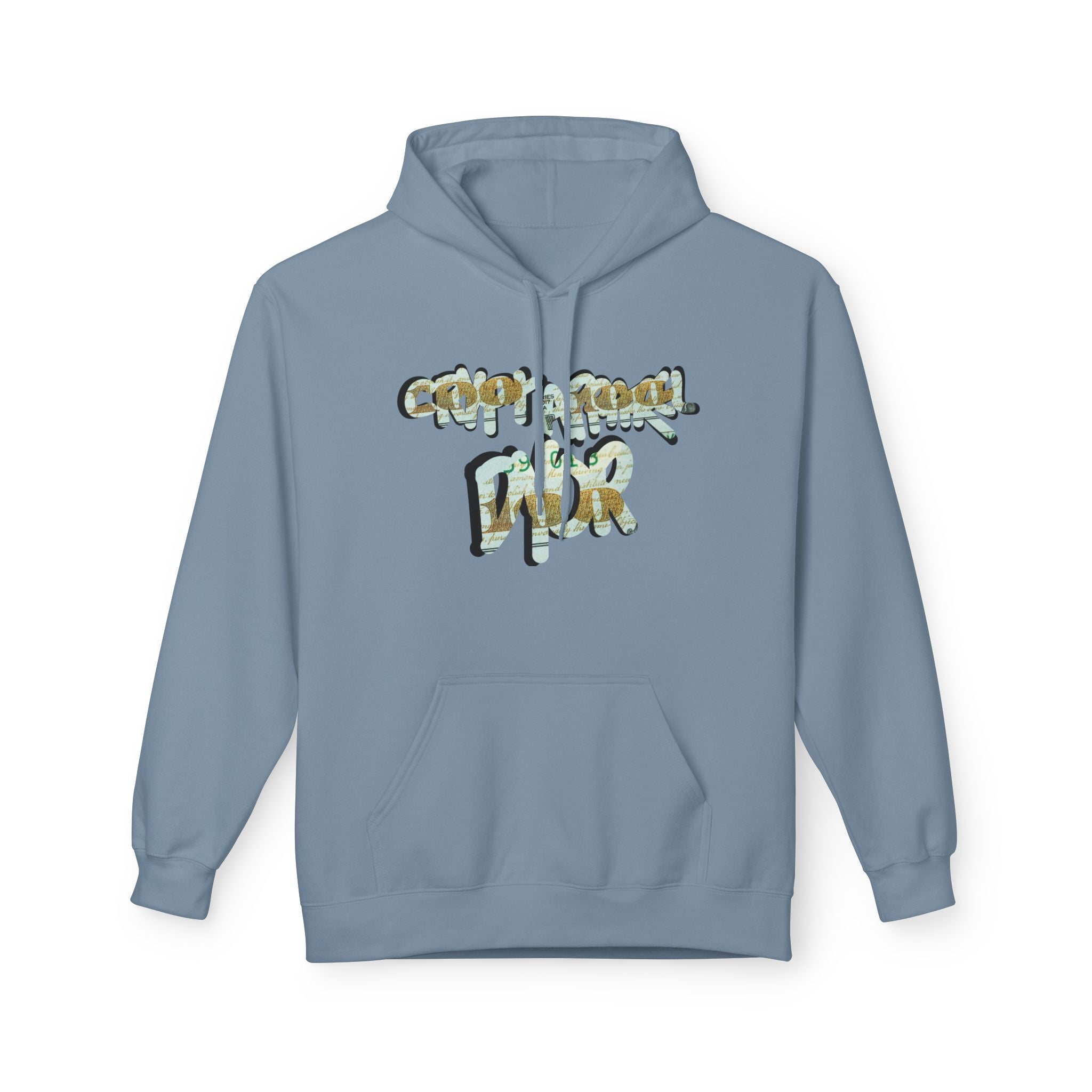 CA 100 Crypto Inspired Hoodie | Crypt Apparel Money Script Graphic Hooded Sweatshirt