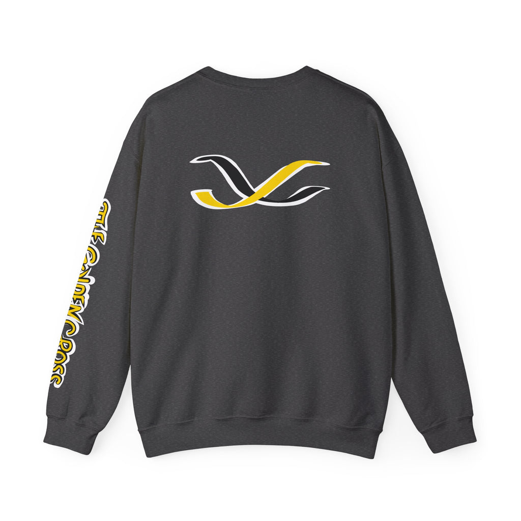 Golden Cross Bull Market Crewneck Sweatshirt – Crypt Apparel Graphic Pullover