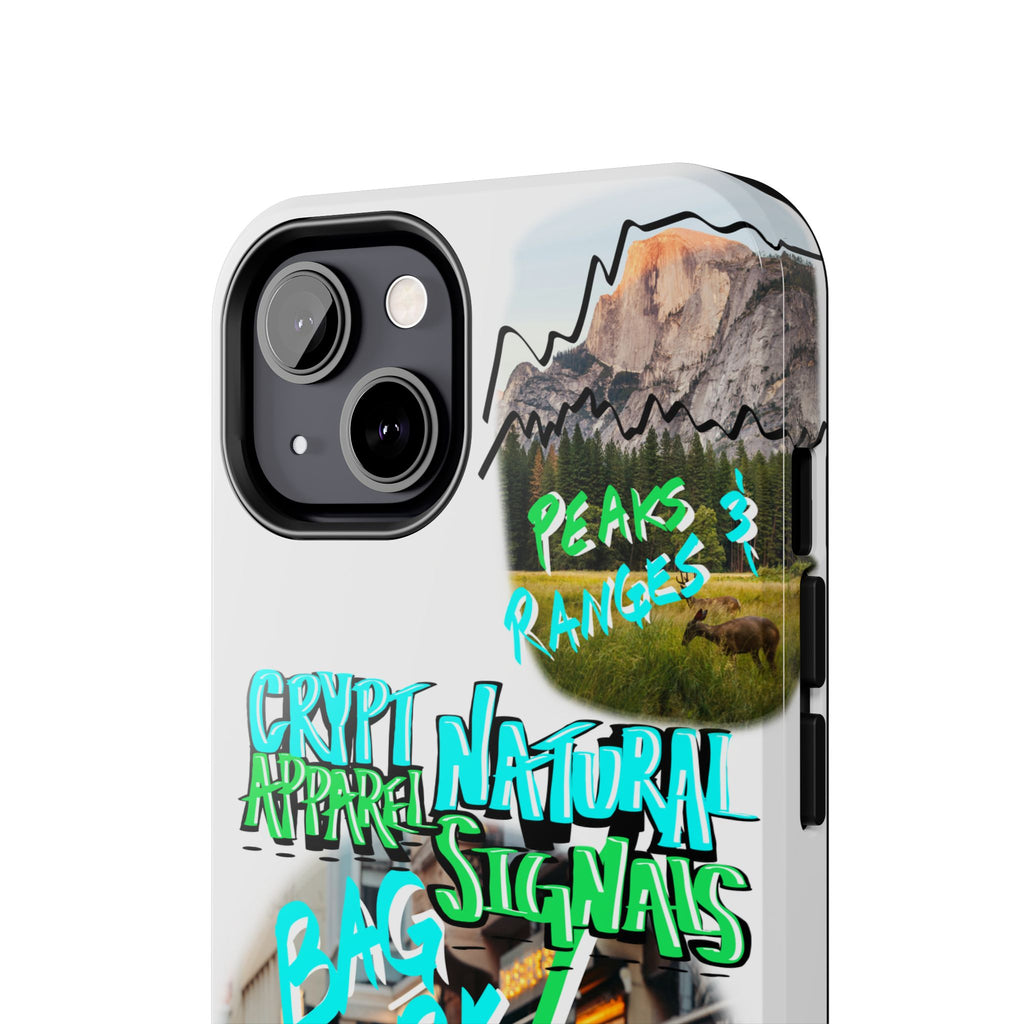 Natural Signals Tough Phone Case — Crypt Apparel Street Collage Design