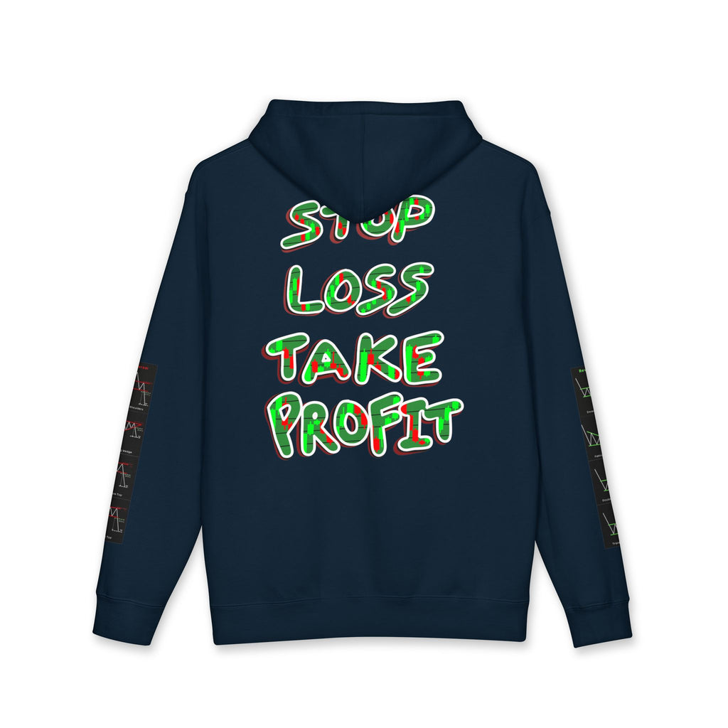 Charted Crypto Hoodie — "Crypt Apparel" Trading Hoodie
