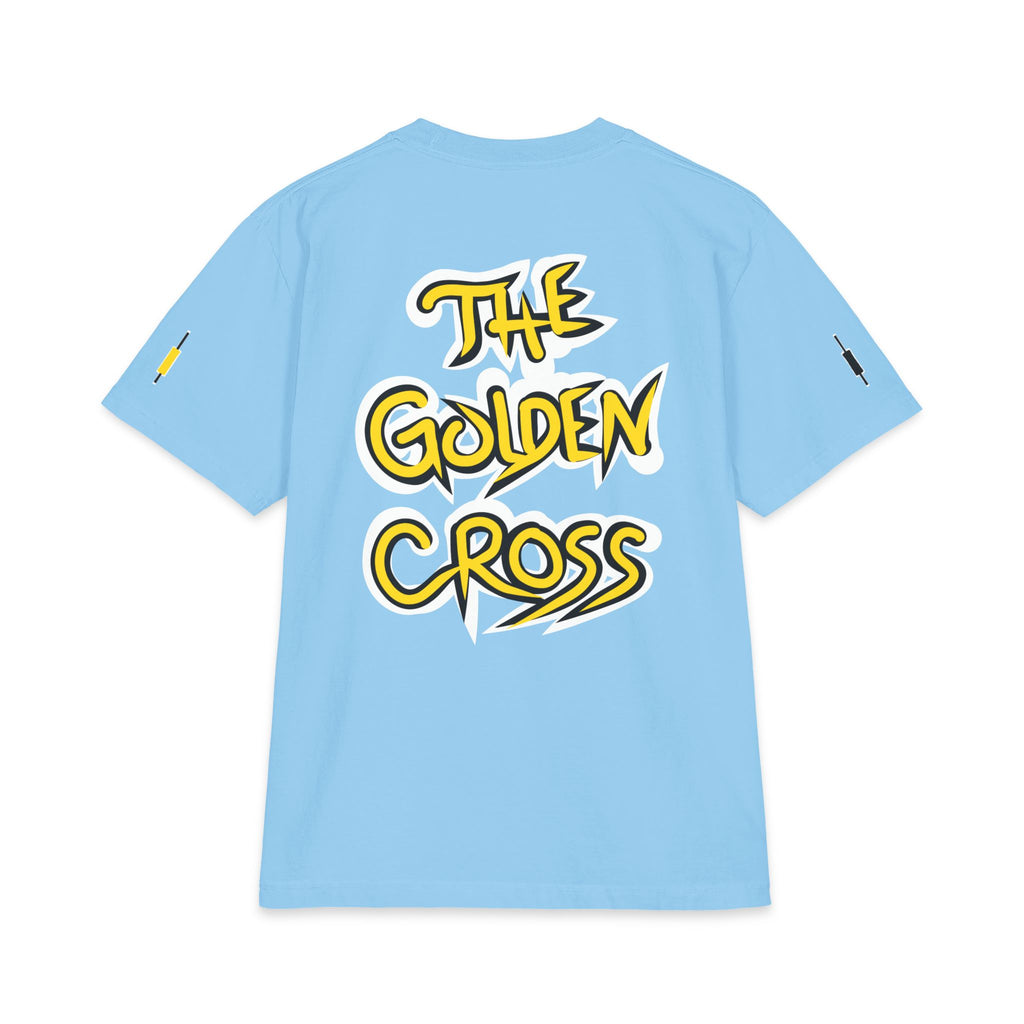 Golden Cross Bull Market T-Shirt — Crypt Apparel Est. 2021 Graphic Tee
