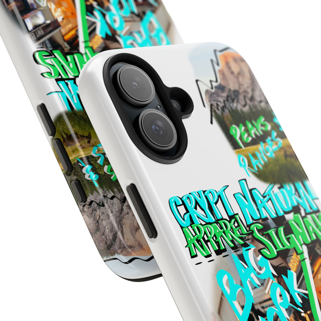 Natural Signals Tough Phone Case — Crypt Apparel Street Collage Design