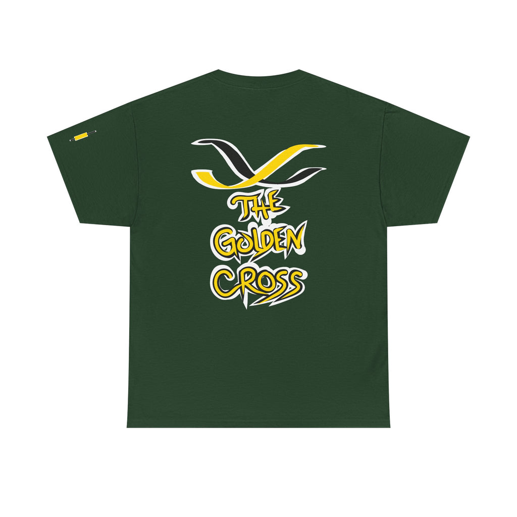 Golden Cross Bull Market Tee — "Crypt Apparel" Crypto Trading Stock Trading T-Shirt