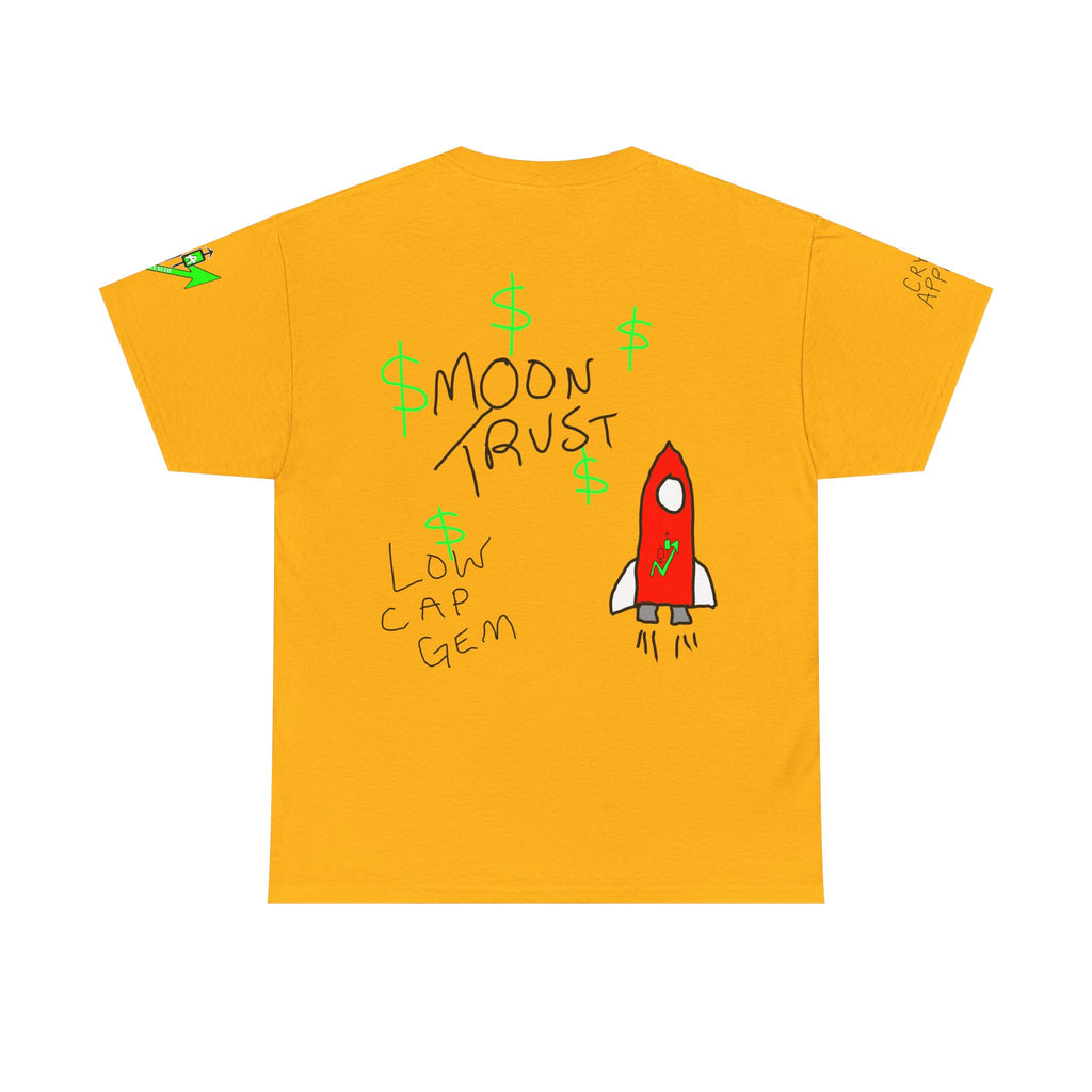 Crypto on Clarence Tee — "Crypt Apparel" / "crypto illiterate" Graphic Shirt