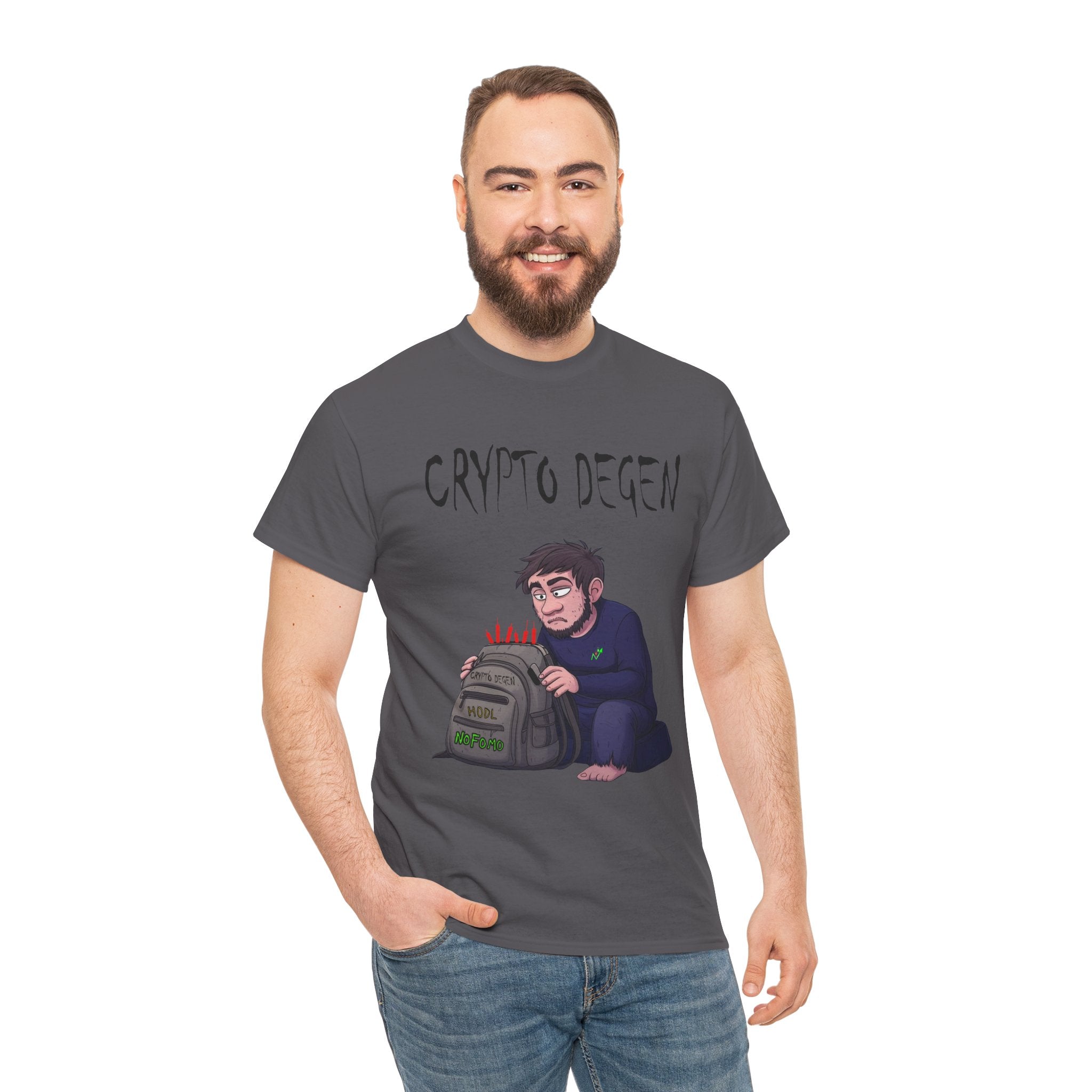 Crypto Degen T-Shirt — Crypt Apparel Graphic Tee