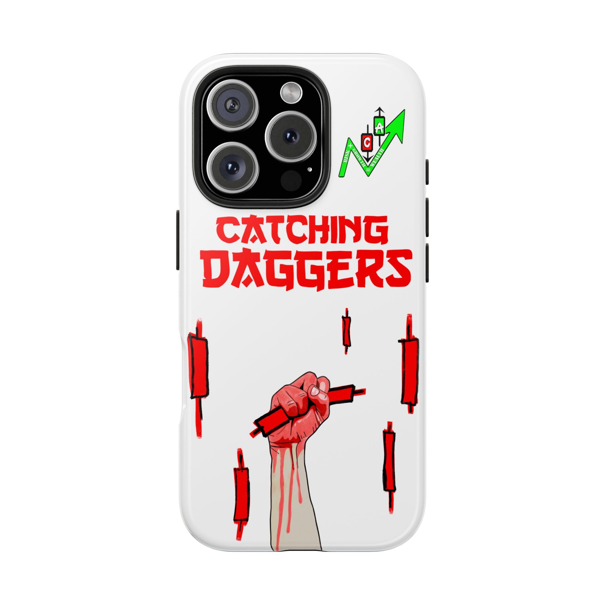 Catching Daggers Tough Phone Case — Crypt Apparel Graphic Protective Cover