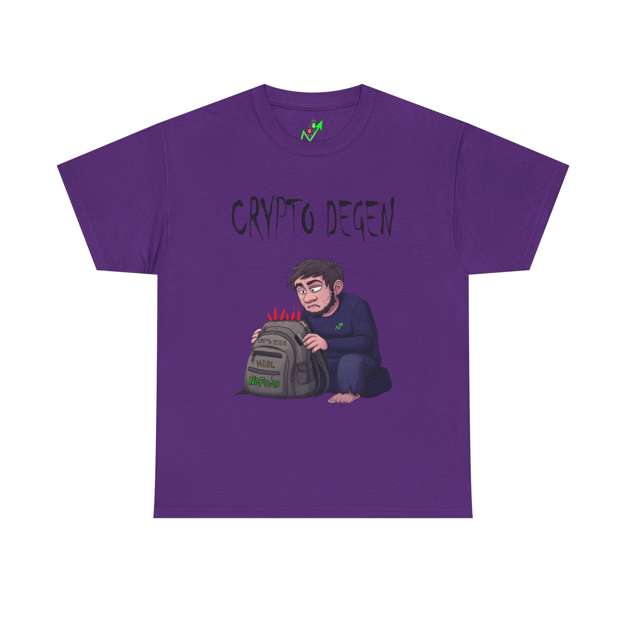 Crypto Degen T-Shirt — Crypt Apparel Graphic Tee