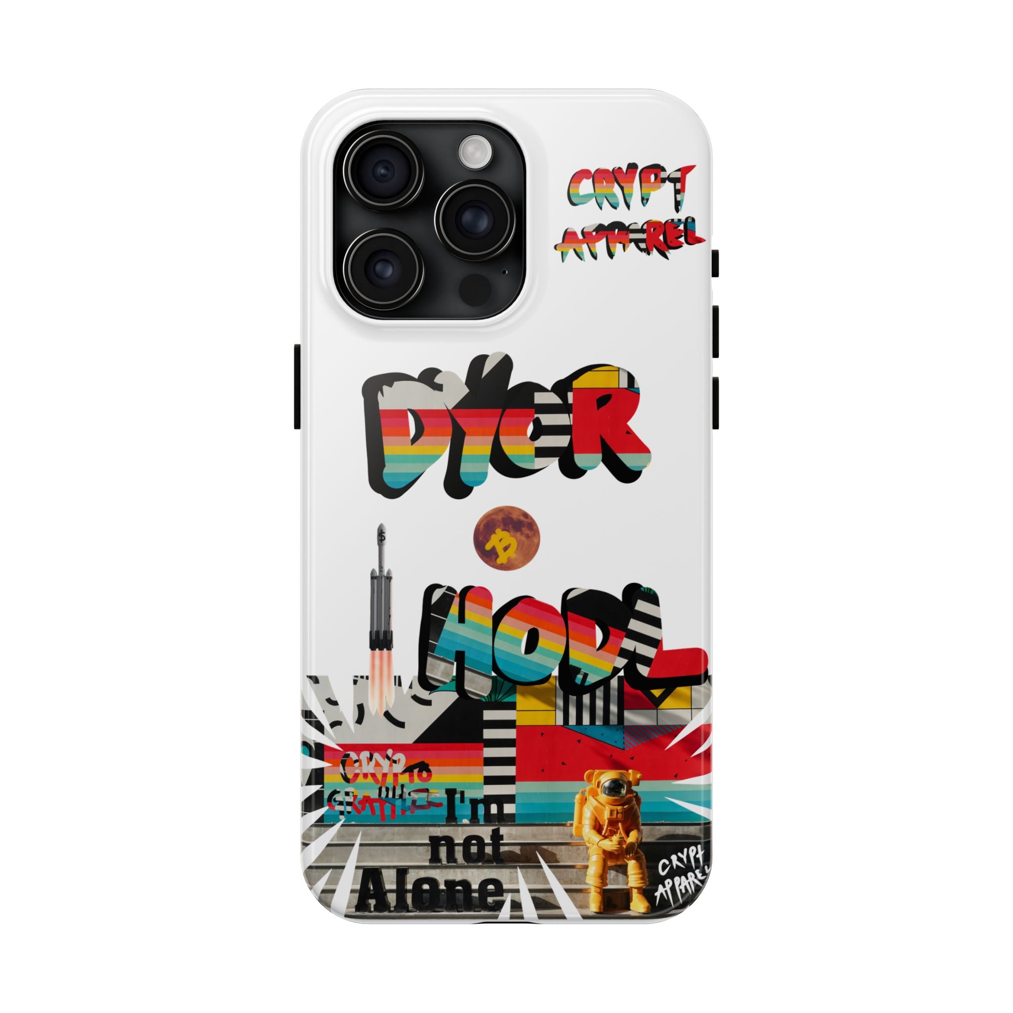 Urban Jungle Tough Phone Case — Crypt Apparel Collage Protective Cover