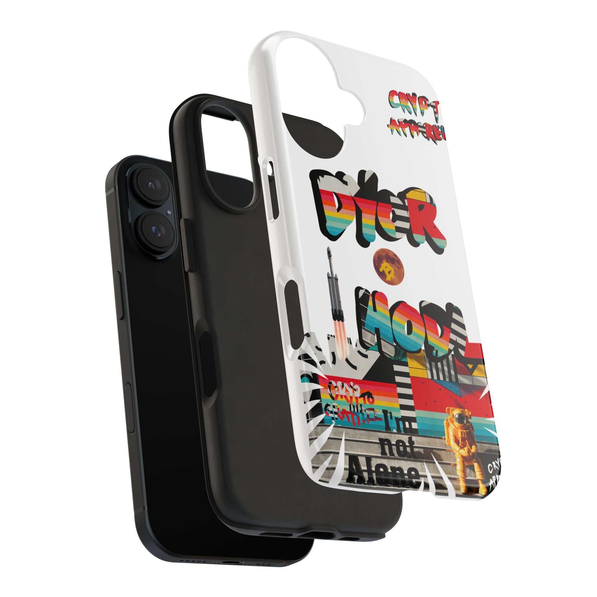Urban Jungle Tough Phone Case — Crypt Apparel Collage Protective Cover