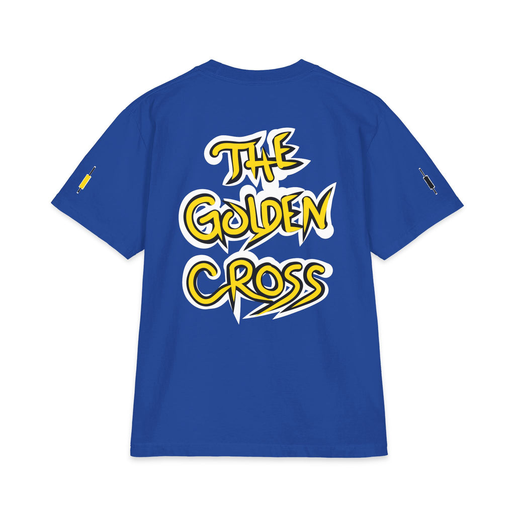 Golden Cross Bull Market T-Shirt — Crypt Apparel Est. 2021 Graphic Tee