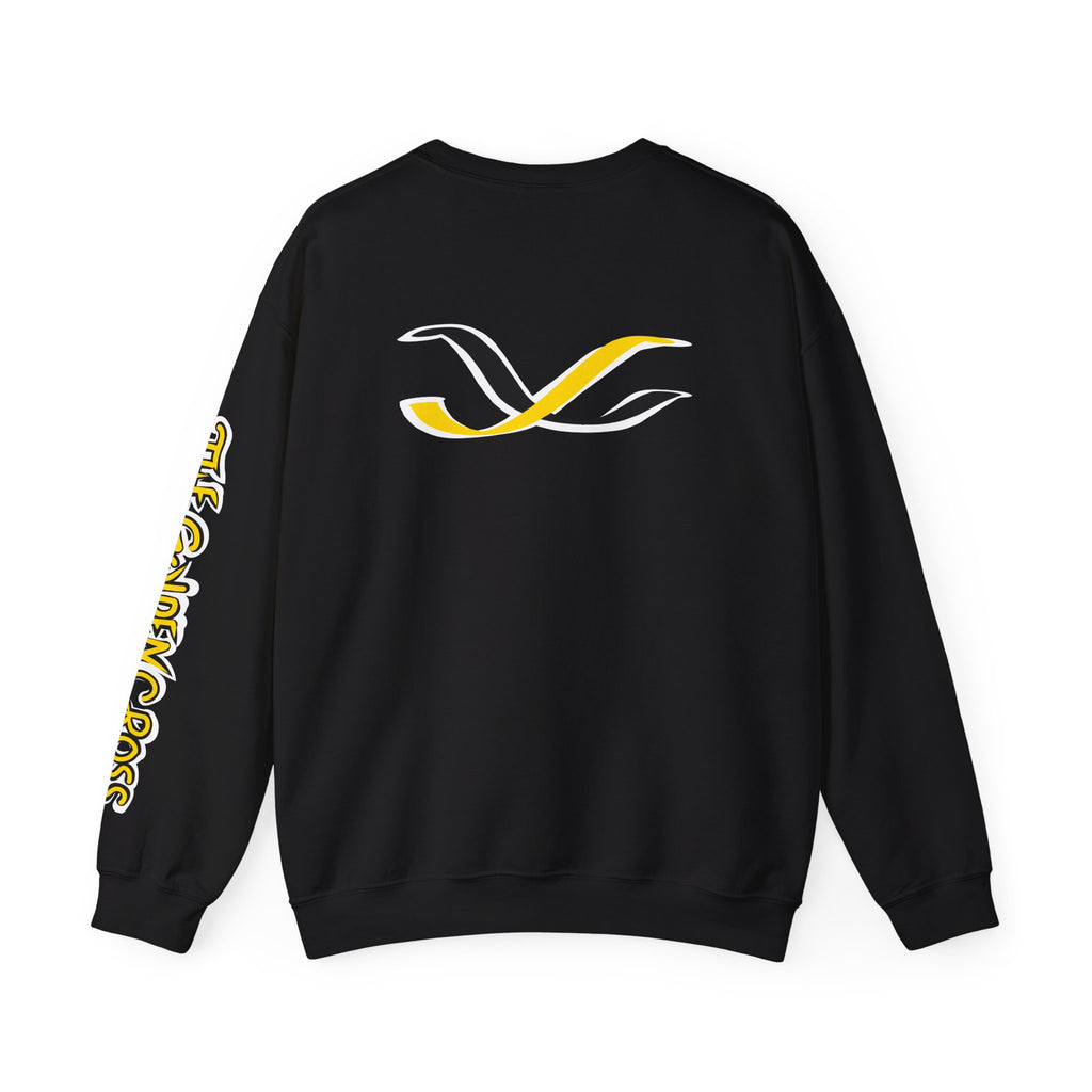 Golden Cross Bull Market Crewneck Sweatshirt – Crypt Apparel Graphic Pullover