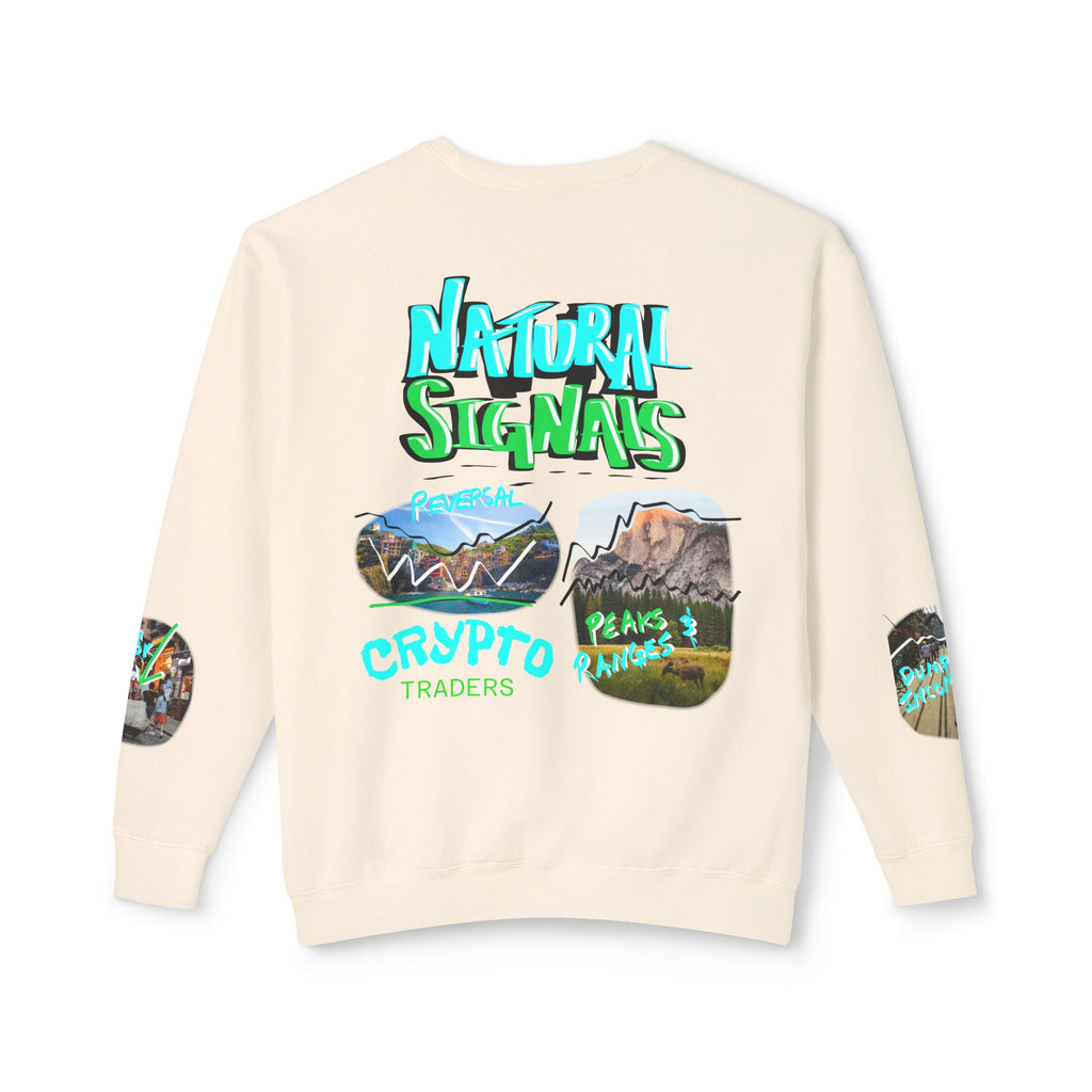 Natural Signals Crewneck Sweatshirt — Crypt Apparel Graphic Crewneck