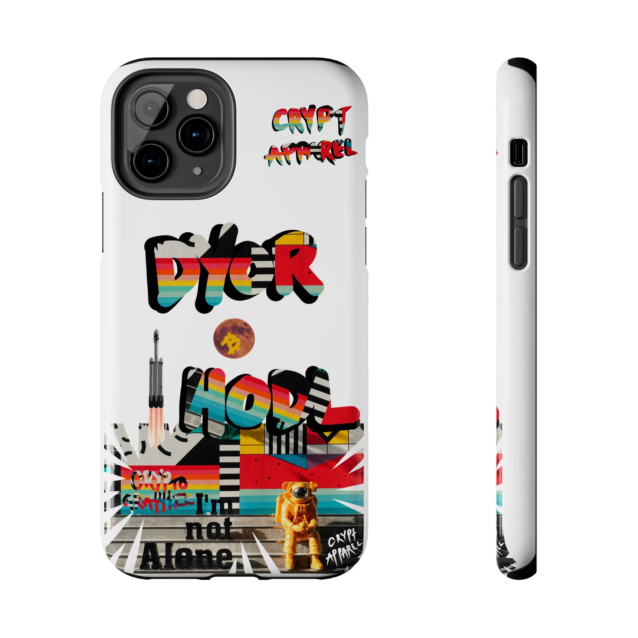 Urban Jungle Tough Phone Case — Crypt Apparel Collage Protective Cover