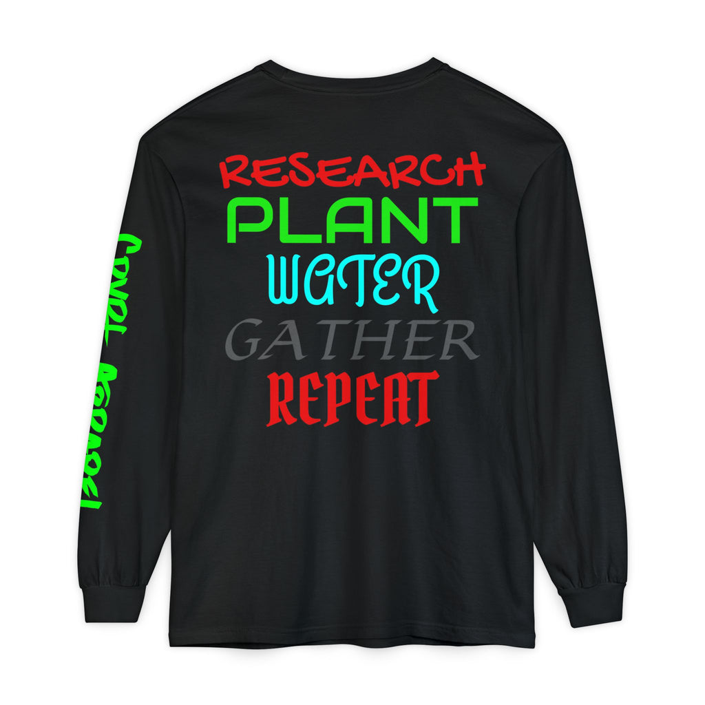 Growing Candles Long Sleeve Tee — "Crypt Apparel" Nurturing Growth