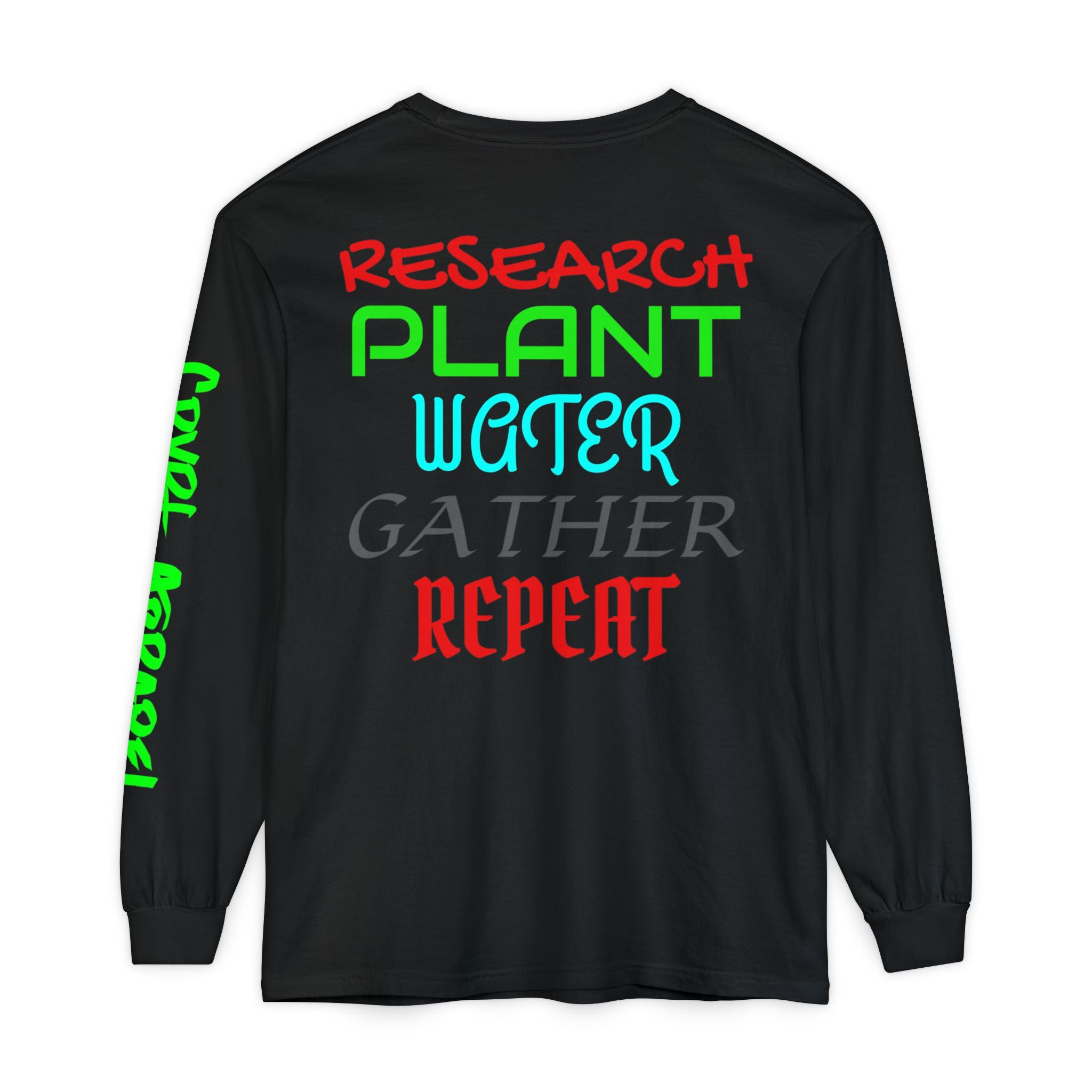 Growing Candles Long Sleeve Tee — "Crypt Apparel" Nurturing Growth