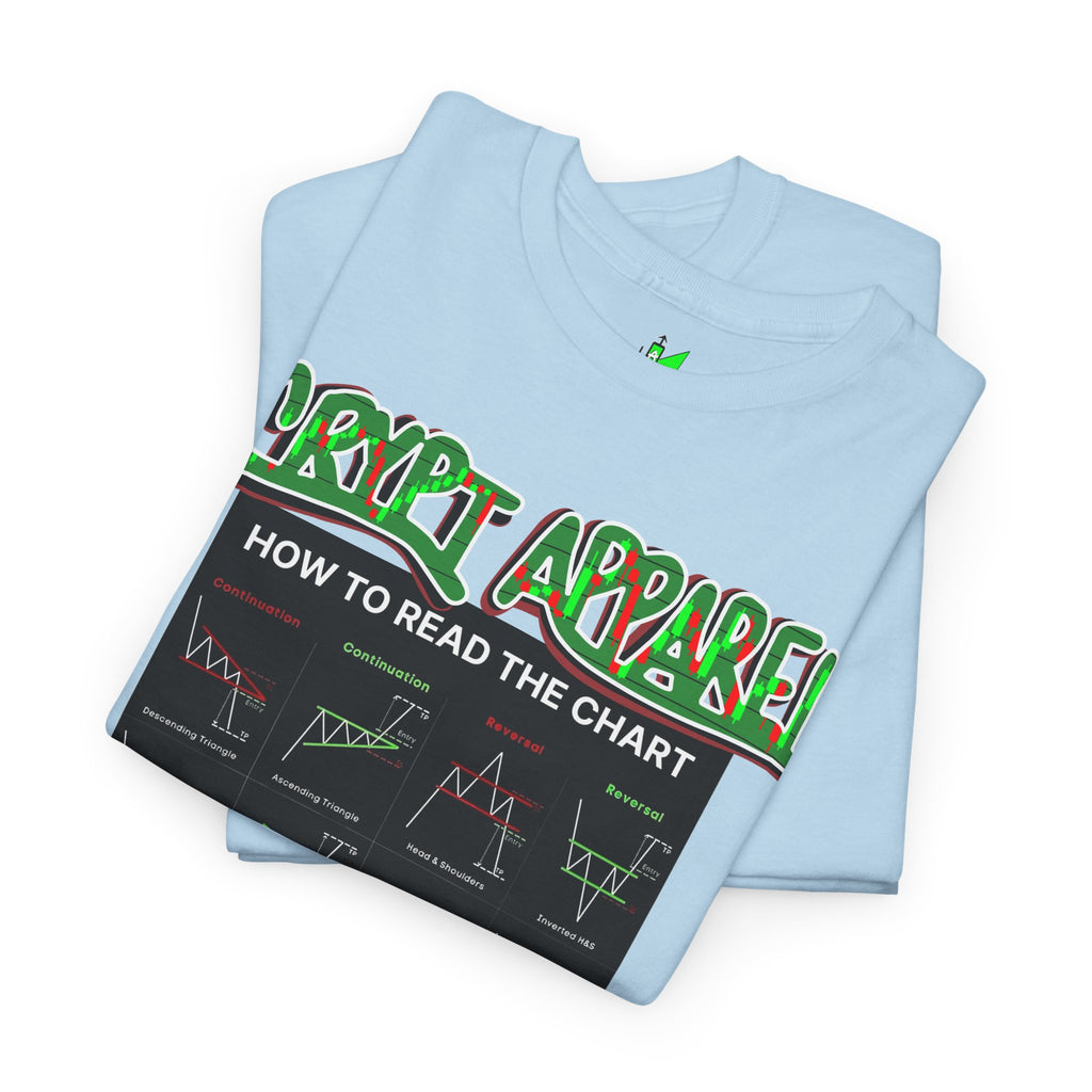Charted Tee — "Crypt Apparel" Trading Chart Shirt
