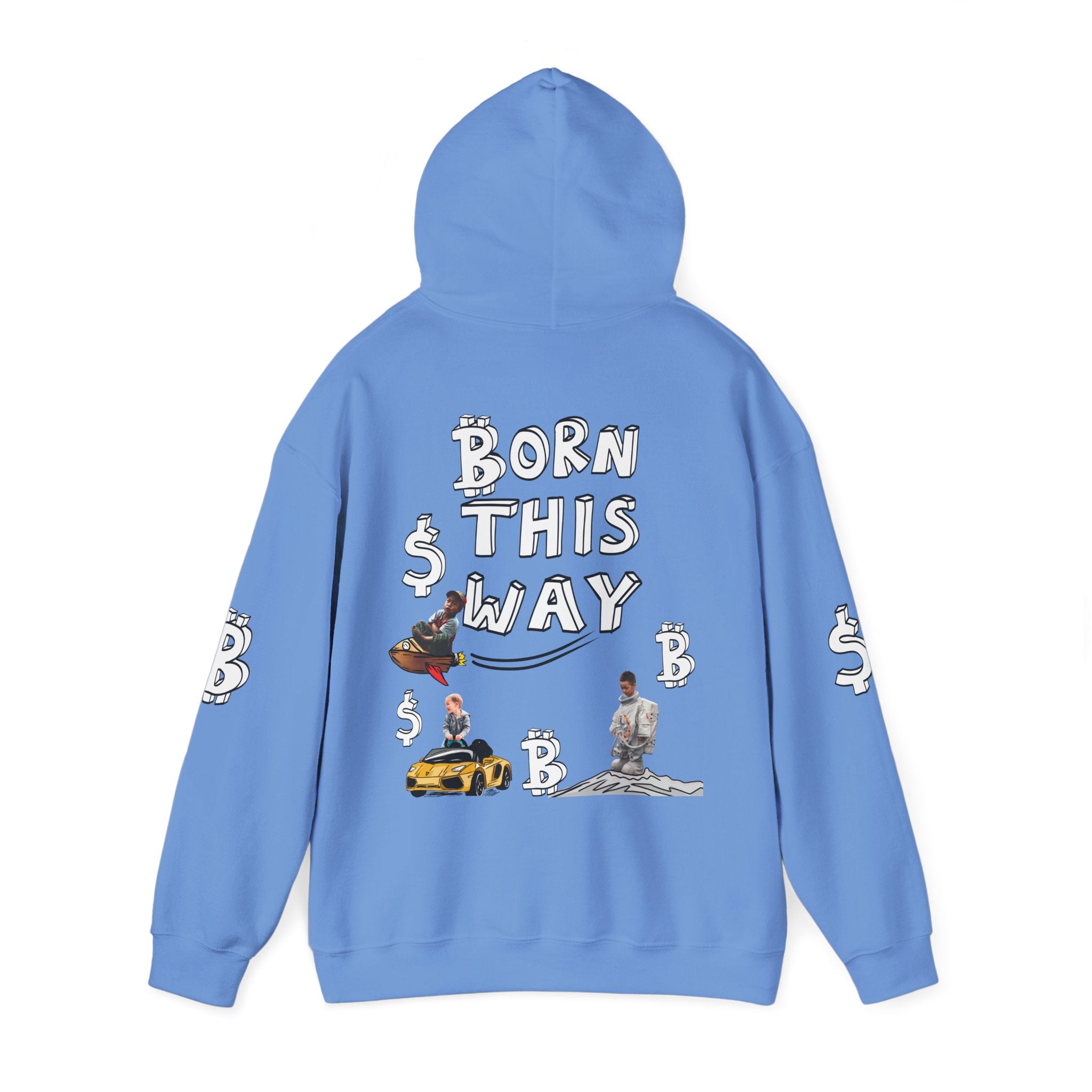 Born This Way Crypto hoodie | Crypt Apparel Bitcoin inspired sweatshirt