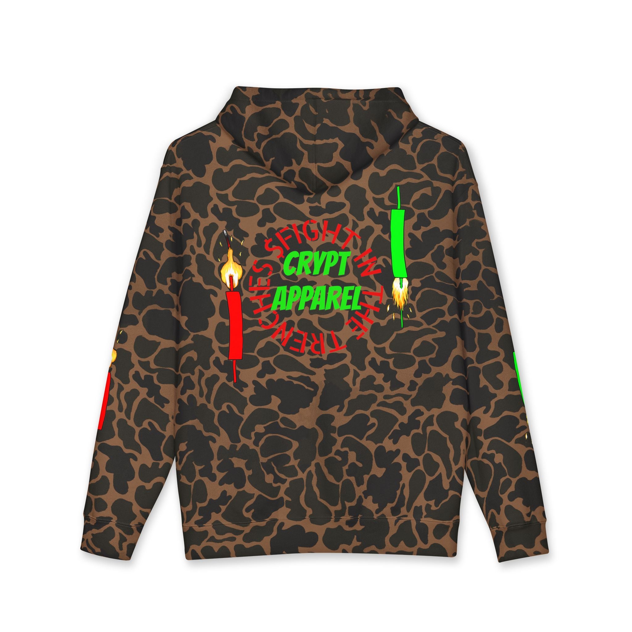 The Trenches Hoodie — 'Crypt Apparel' Graphic Hooded Sweatshirt