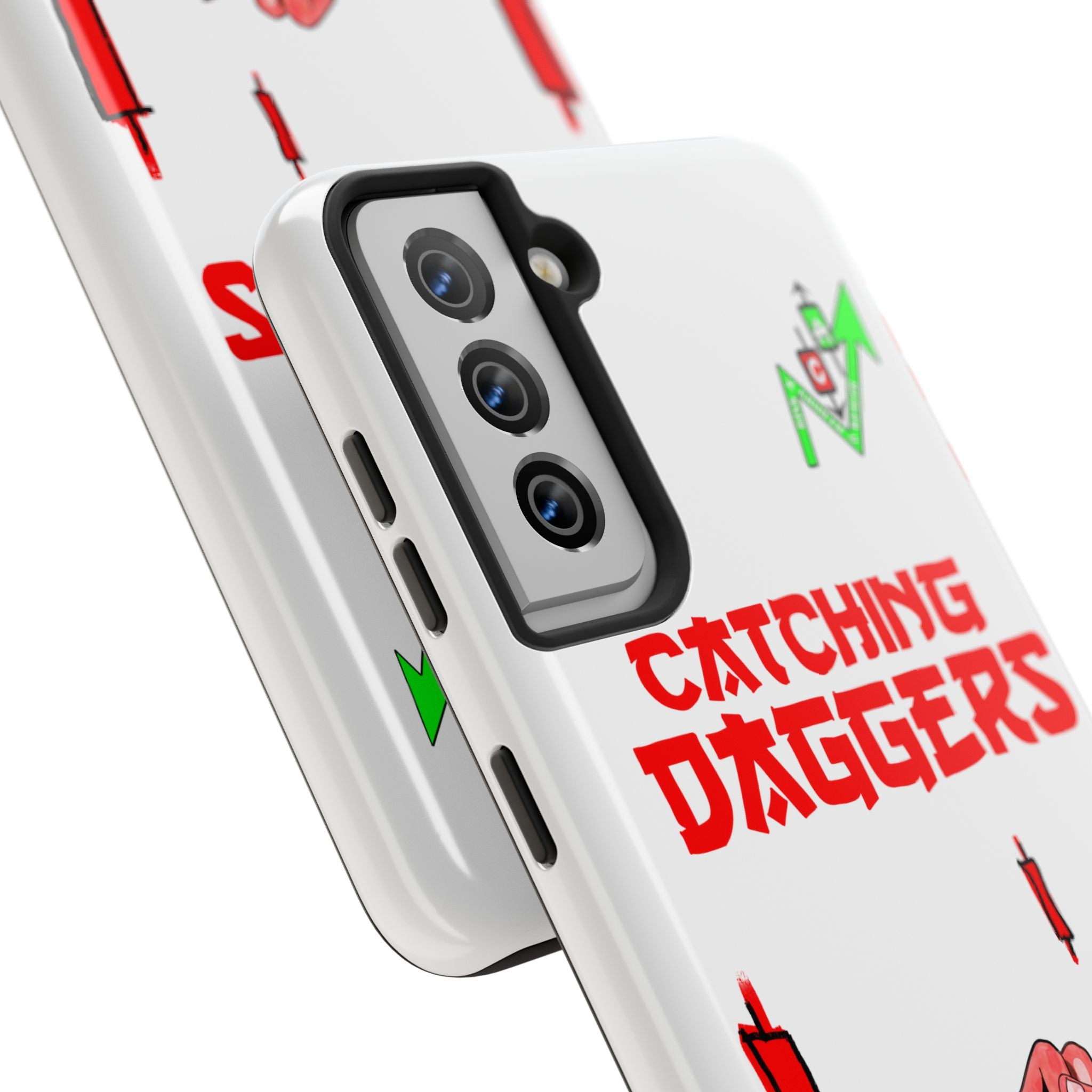 Catching Daggers Tough Phone Case — Crypt Apparel Graphic Protective Cover
