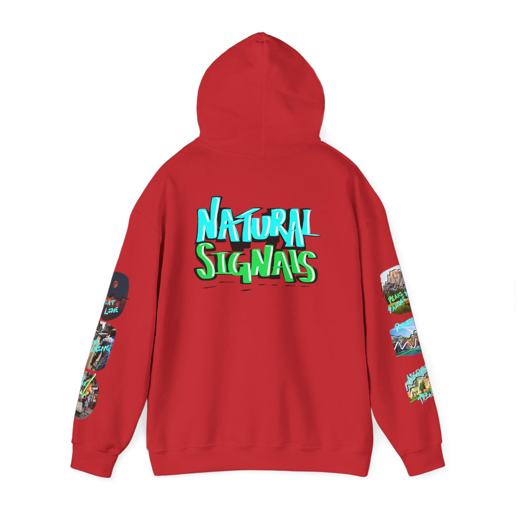 Natural Signals Crypto Trading Hoodie — 'Crypt Apparel' Graffiti Logo & 'Natural Signals'