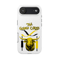 The Golden Cross Tough Phone Case — Crypt Apparel Rugged Crypto Bull Graphic Protective Cover