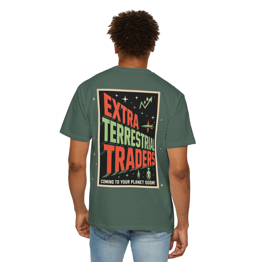 Extraterrestrial Traders Crypto T-Shirt — "We're Not Alone" Alien Graphic Tee