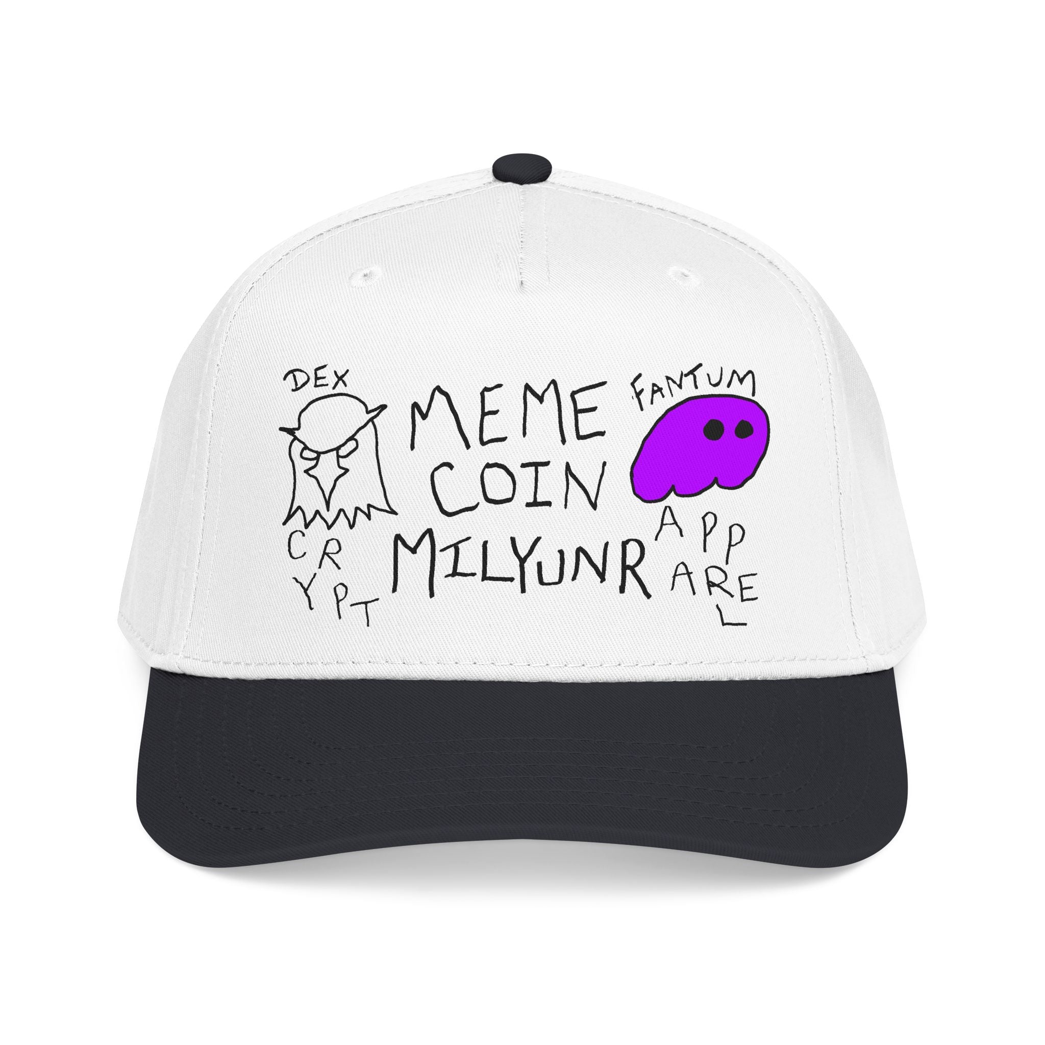 Meme Coin Millionaire Baseball Cap — Crypto Art Snapback