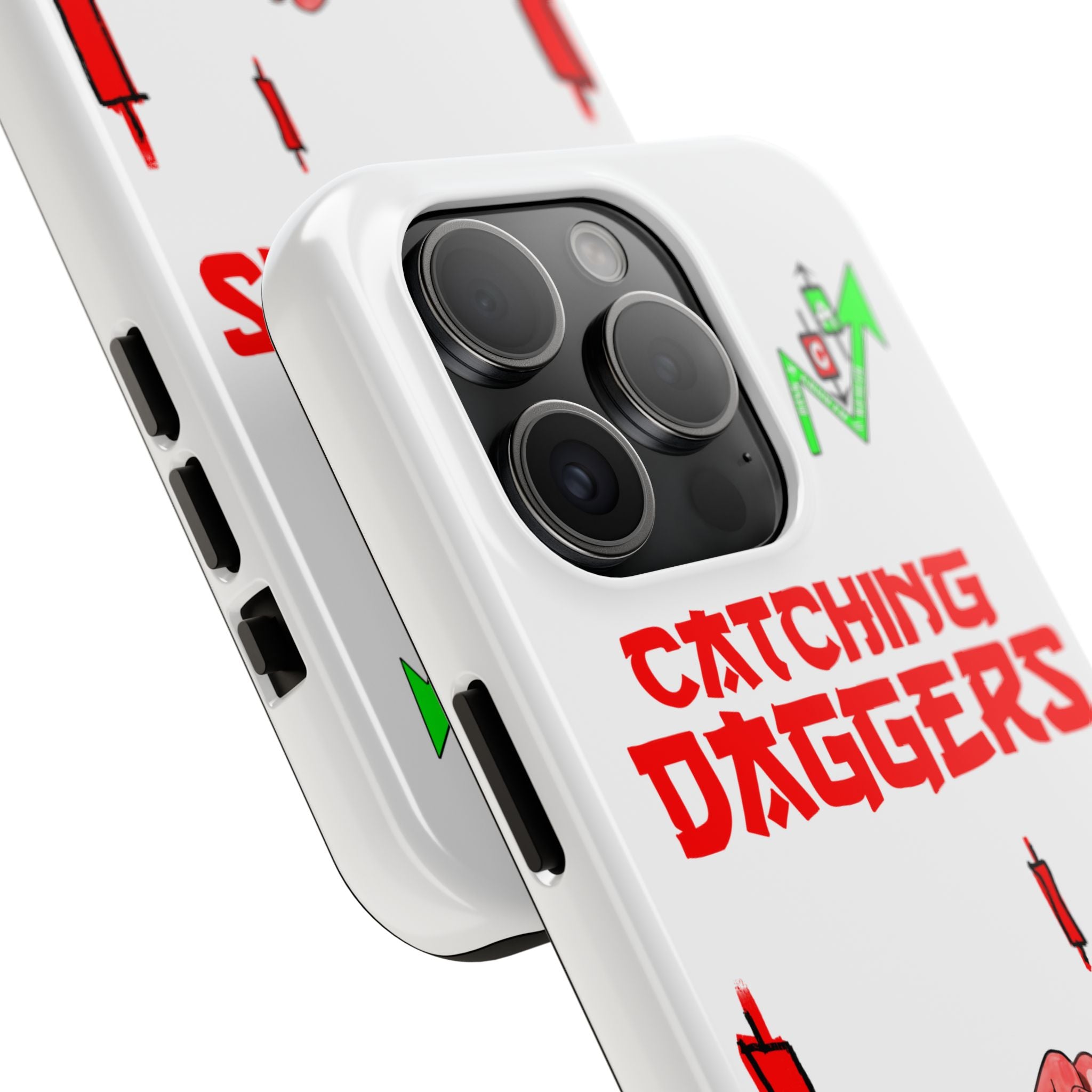 Catching Daggers Tough Phone Case — Crypt Apparel Graphic Protective Cover