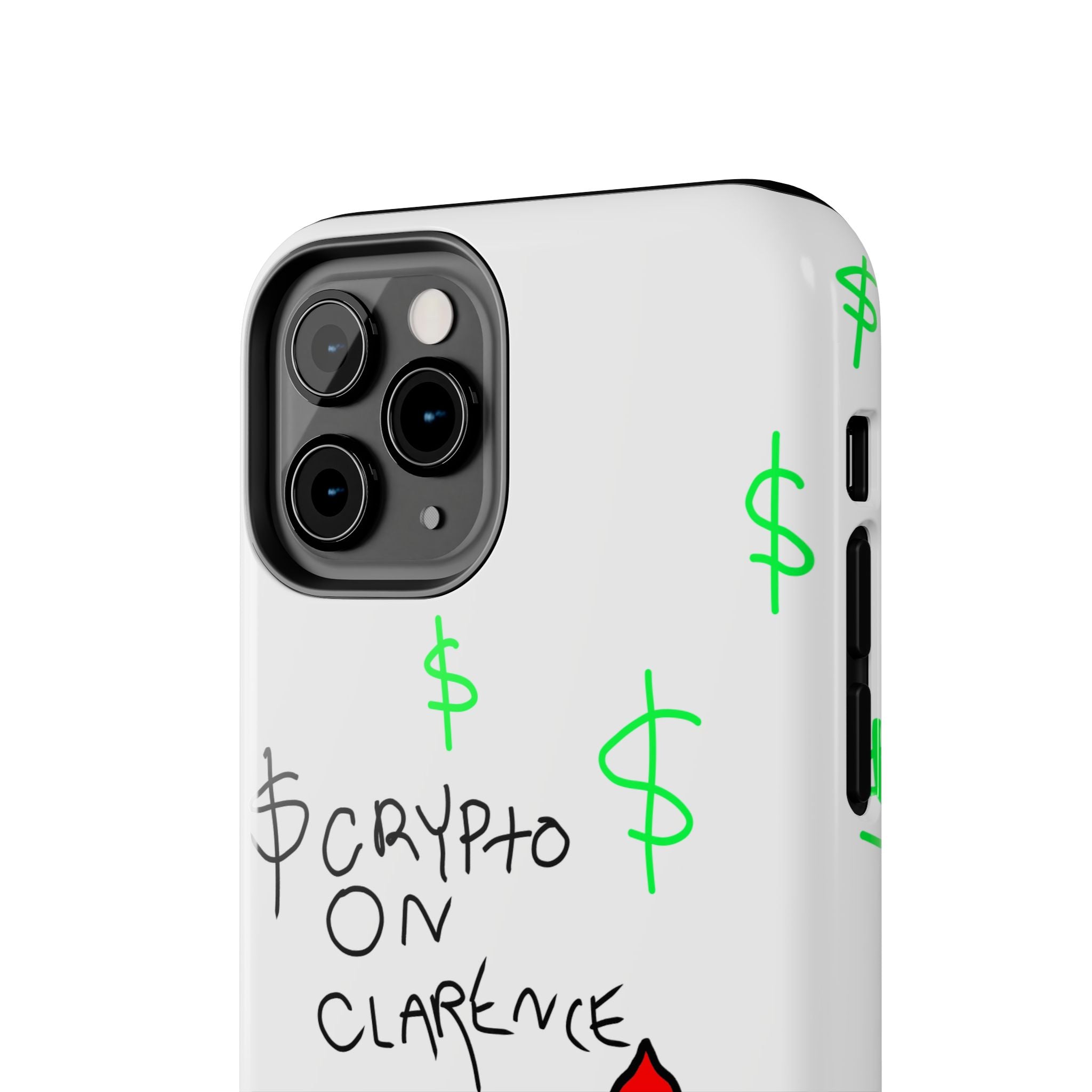 Crypto On Clarence Phone Case — Crypt Apparel Degen Design