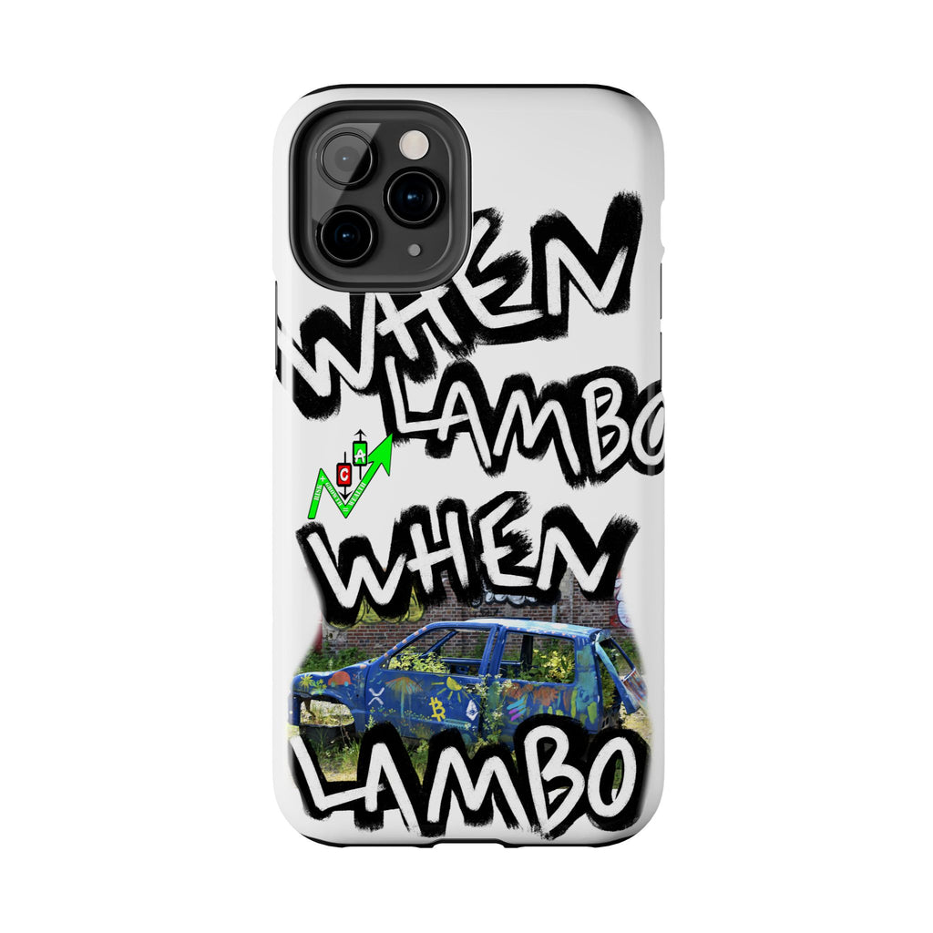 When Lambo Art Phone Case — Crypto Meme Tough Phone Case