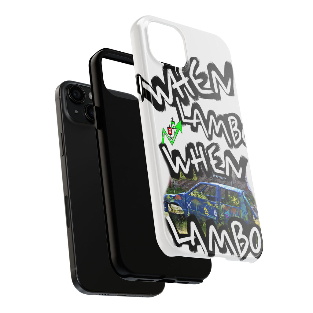 When Lambo Art Phone Case — Crypto Meme Tough Phone Case