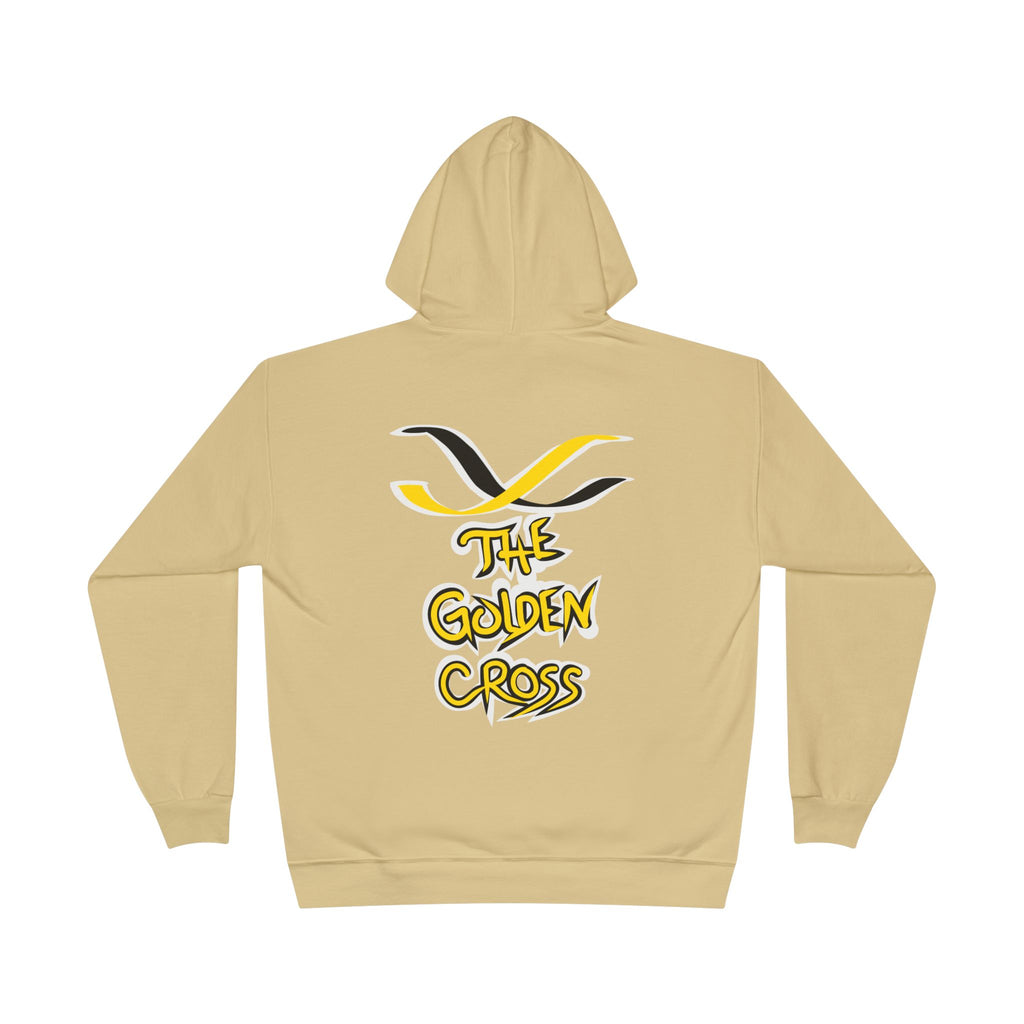 Golden Cross Bull Market Hoodie — 'Crypt Apparel' Crypto Trading Graphic Pullover