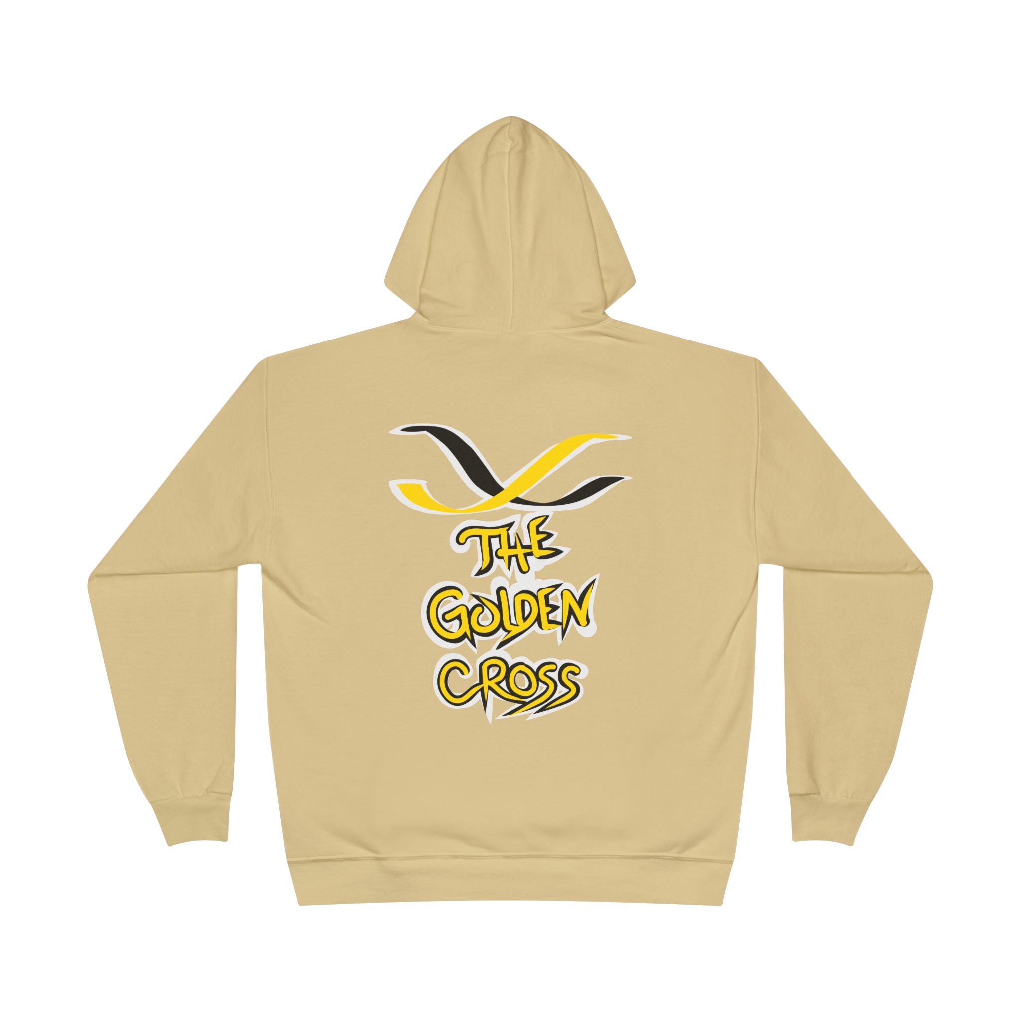 Golden Cross Bull Market Hoodie — 'Crypt Apparel' Crypto Trading Graphic Pullover