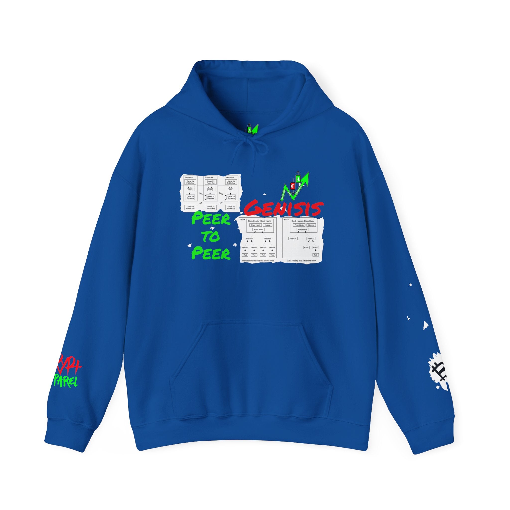 The Whitepaper Crypto Hooded Sweatshirt — Crypt Apparel Genisis Graphic Hoodie