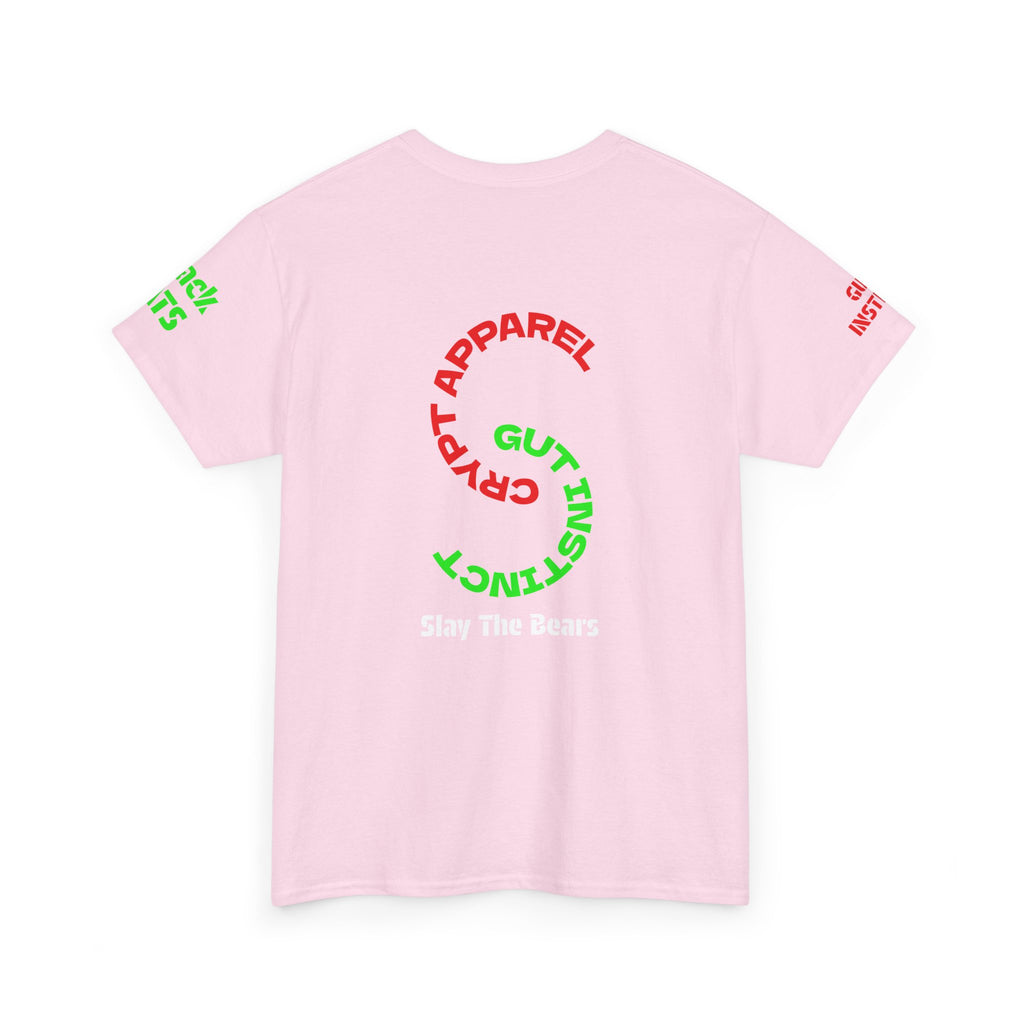 Gut Instinct Bear vs Bull Stock Market T‑Shirt — Crypt Apparel "Slay The Bears" Graphic Tee