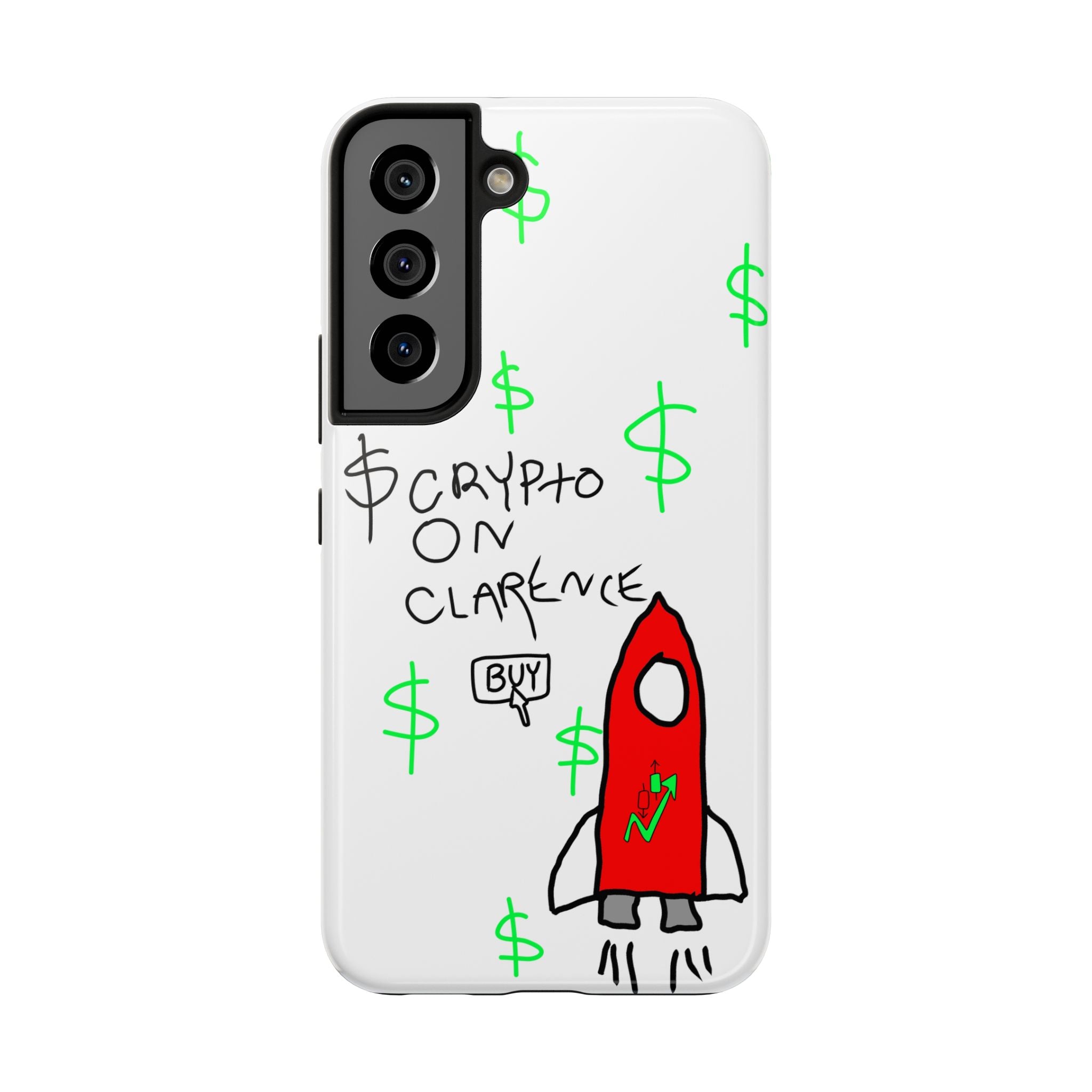 Crypto On Clarence Phone Case — Crypt Apparel Degen Design
