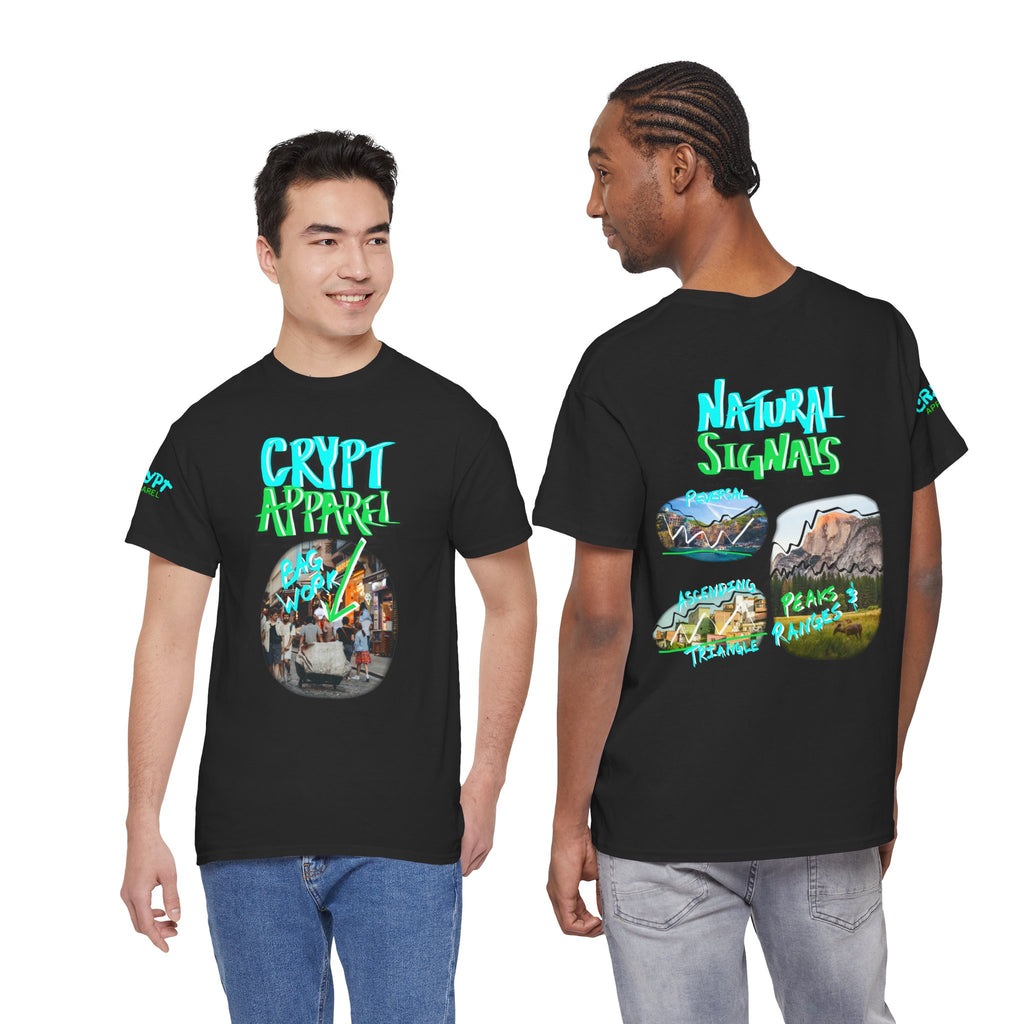 Natural Signals Graphic Tee — "Crypt Apparel" & "Nature Signals" Streetwear T‑Shirt