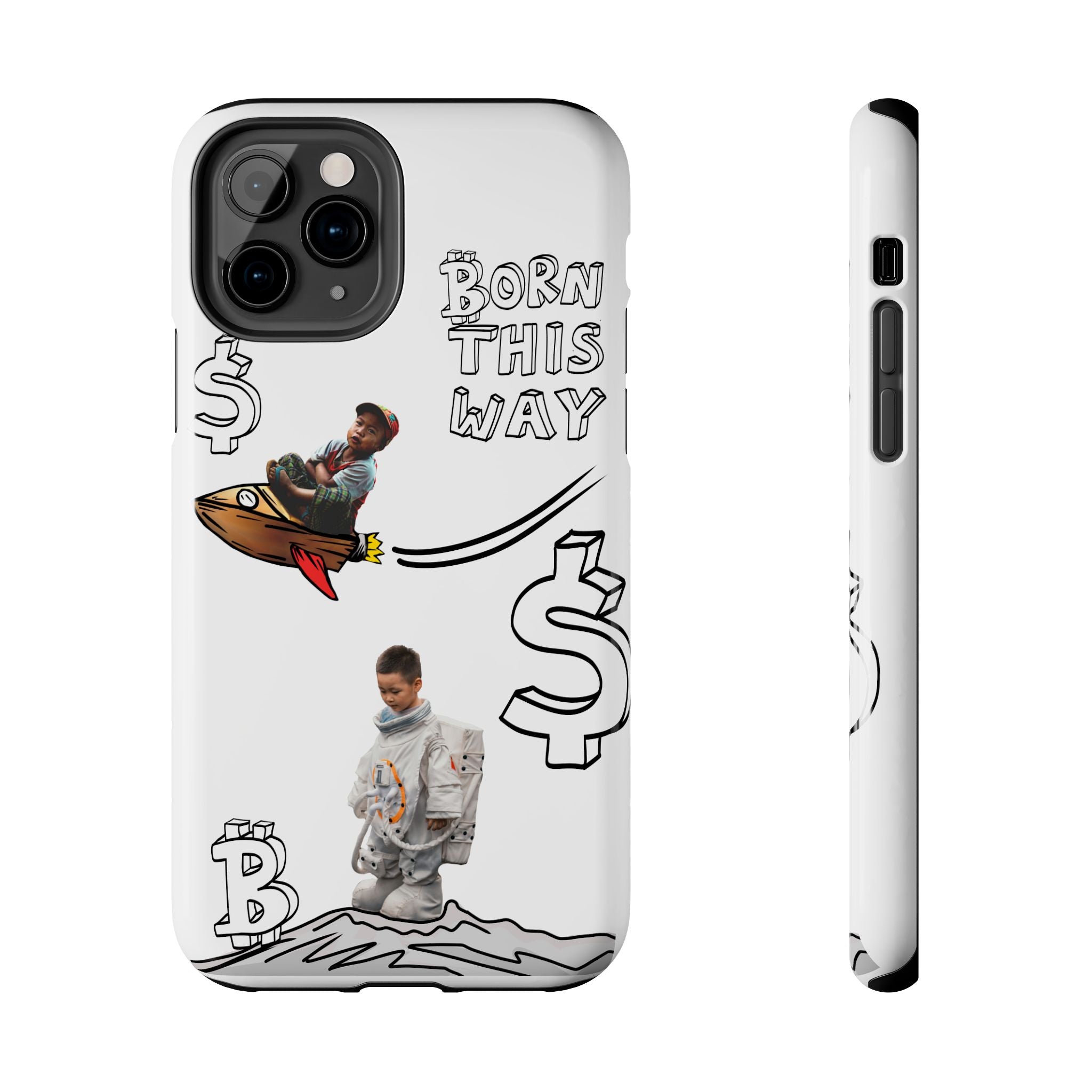 Born This Way Phone Case — "Crypt Apparel" Crypto Protective Case