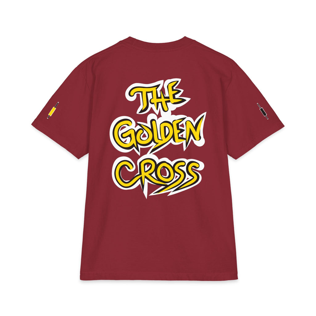 Golden Cross Bull Market T-Shirt — Crypt Apparel Est. 2021 Graphic Tee