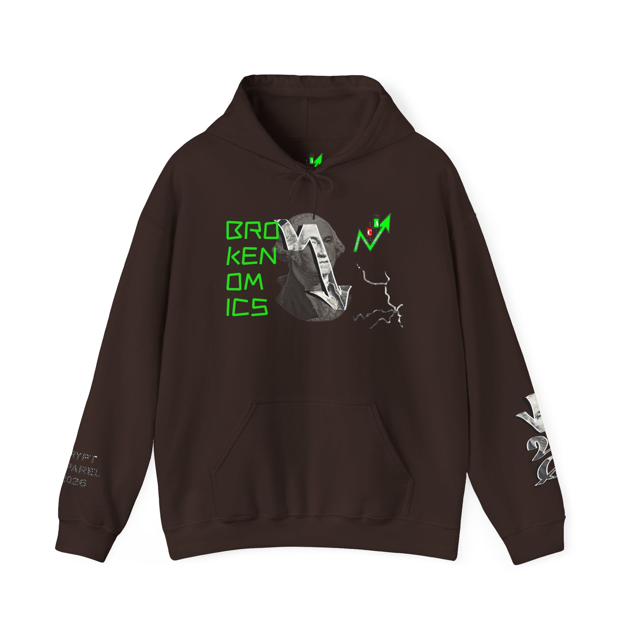 Brokenomics Crypto Hoodie — Straight to Zero trading sweatshirt "Crypt Apparel"