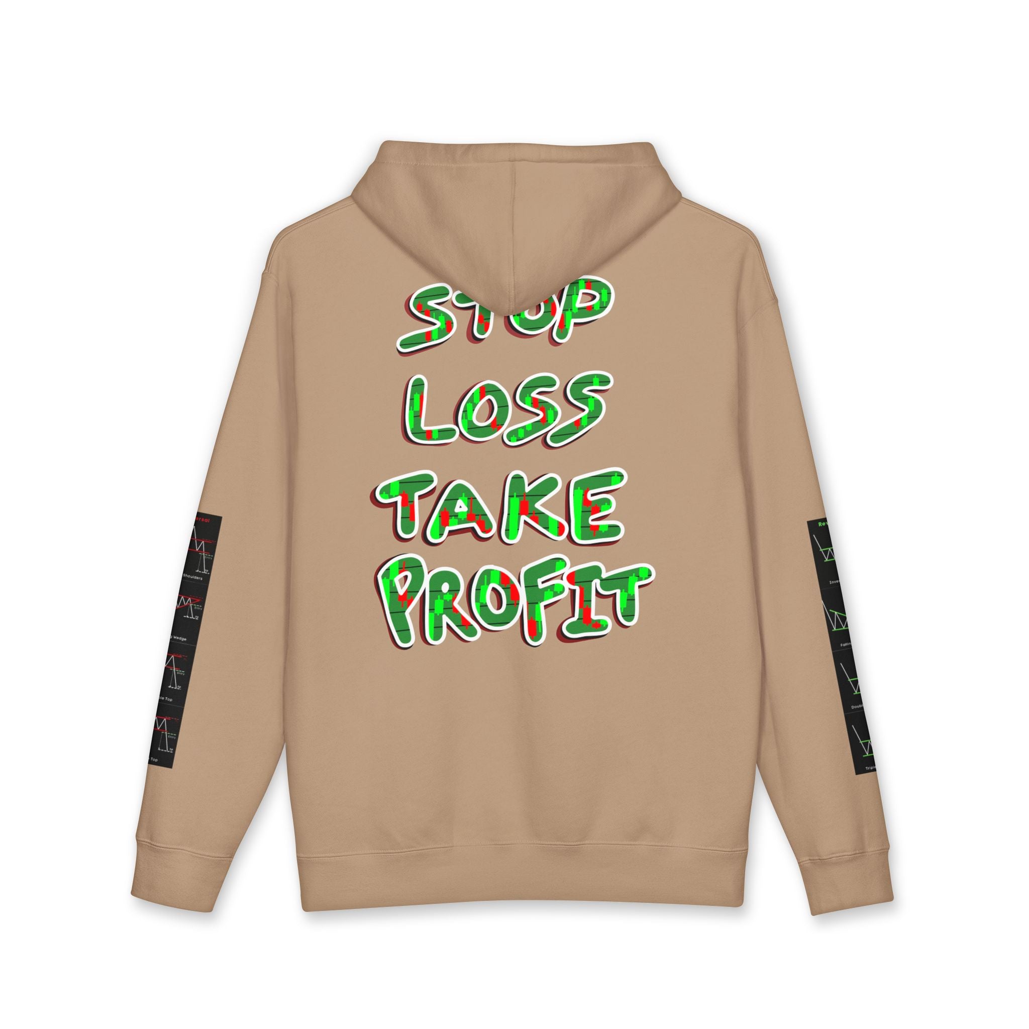 Charted Crypto Hoodie — "Crypt Apparel" Trading Hoodie
