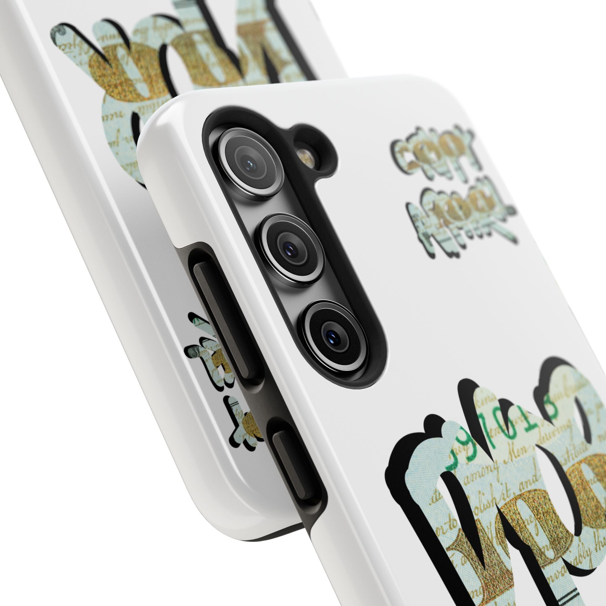 Tough Phone Case — Vintage Money Graffiti "Paper Hodl" Design